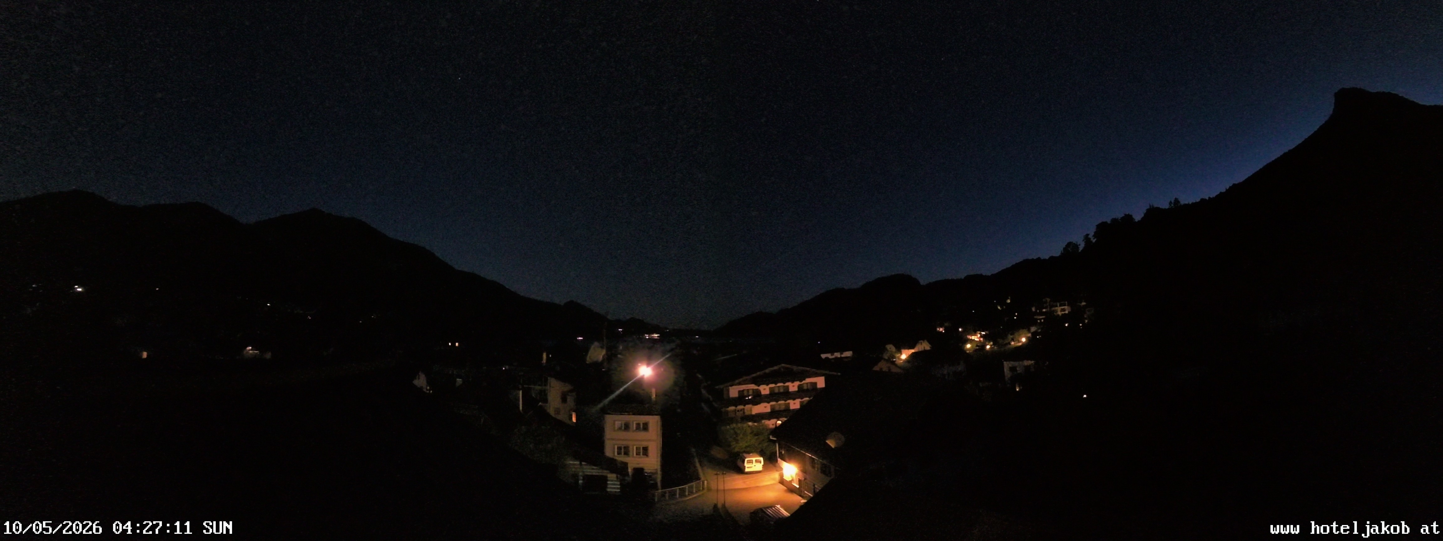 Archived image Webcam View Fuschlsee from Hotel Jakob