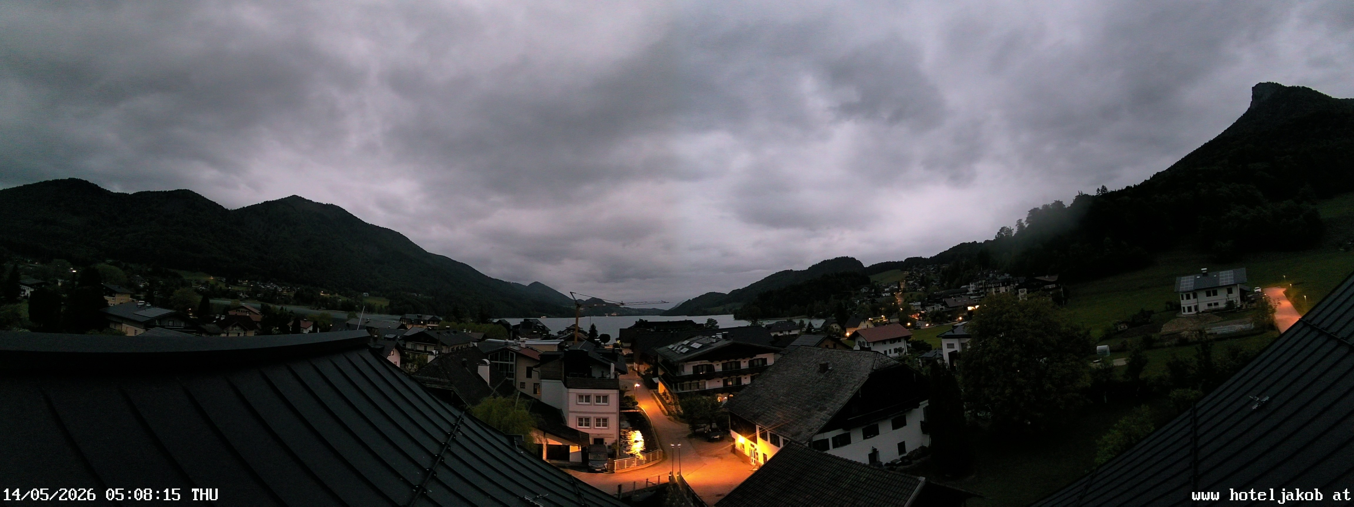 Archiv Foto Webcam Fuschlsee: Hotel Jakob