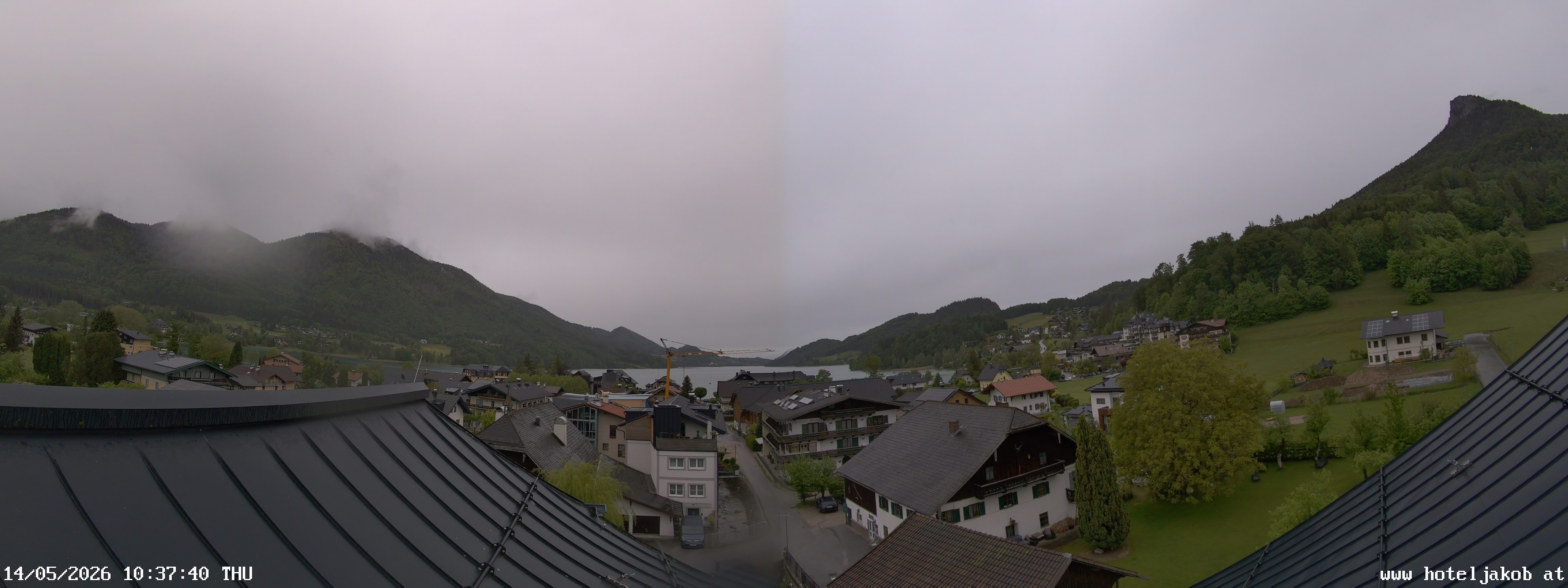 Archiv Foto Webcam Fuschlsee: Hotel Jakob