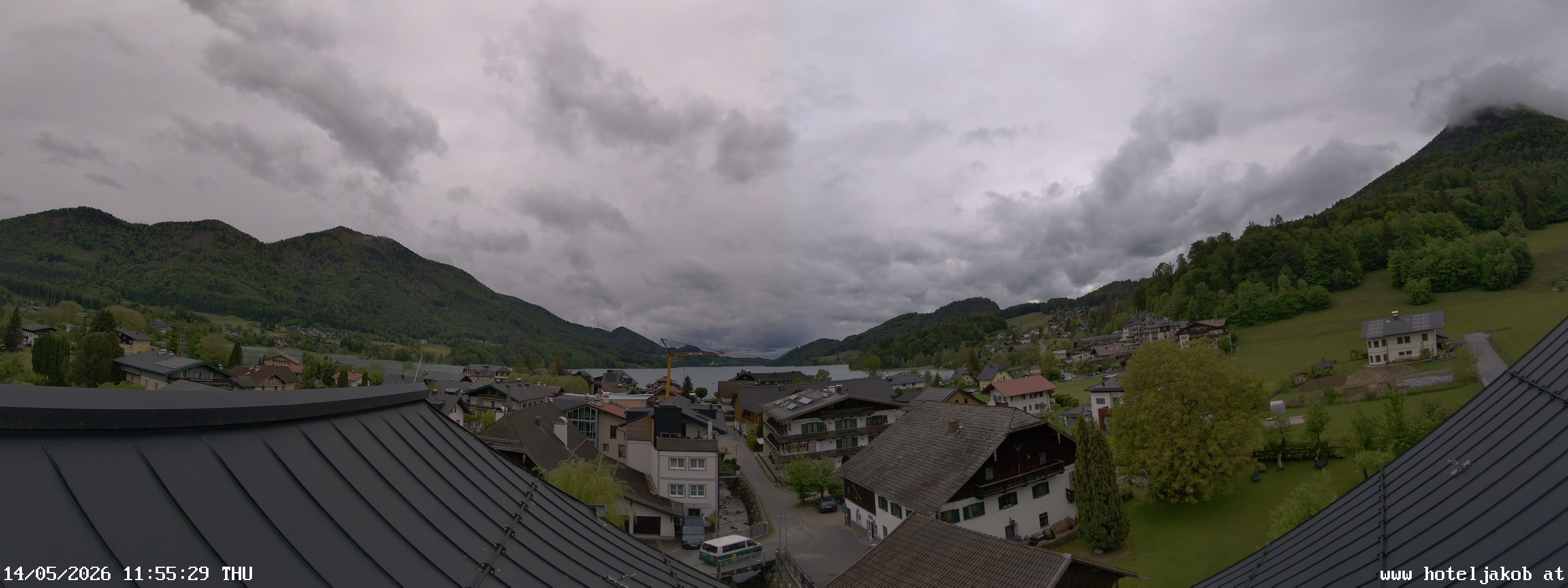 Archiv Foto Webcam Fuschlsee: Hotel Jakob