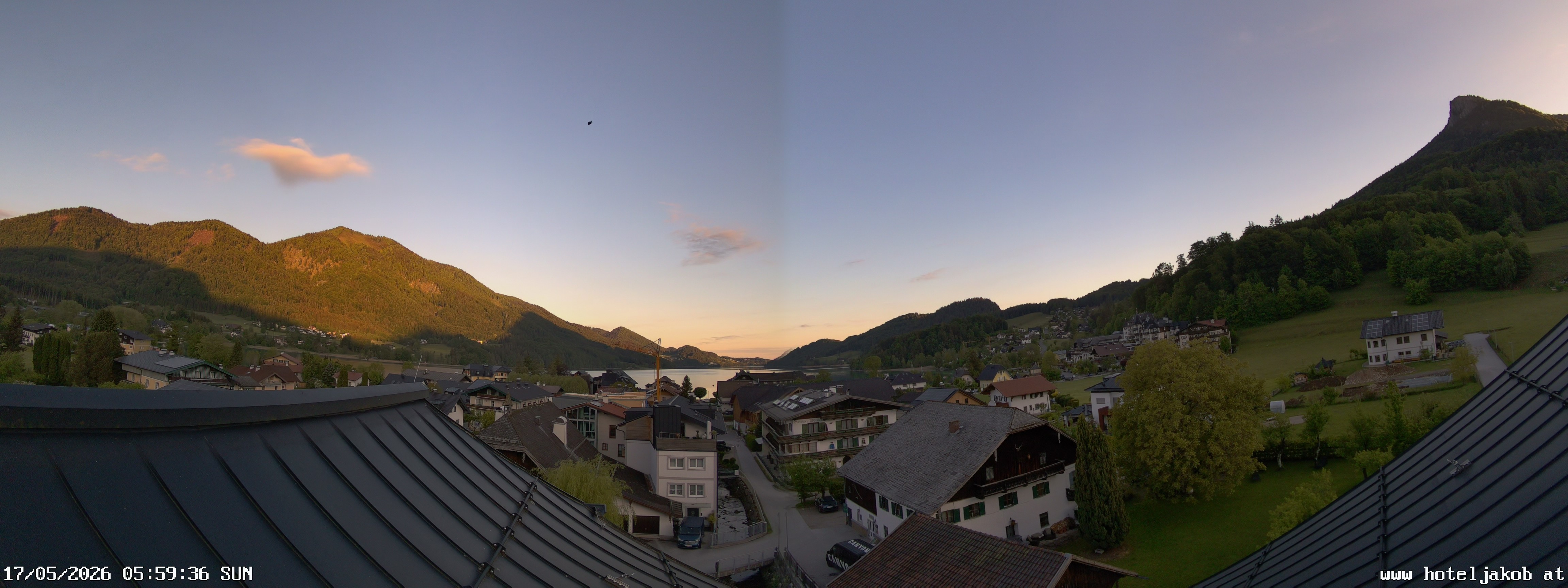 Archiv Foto Webcam Fuschlsee: Hotel Jakob