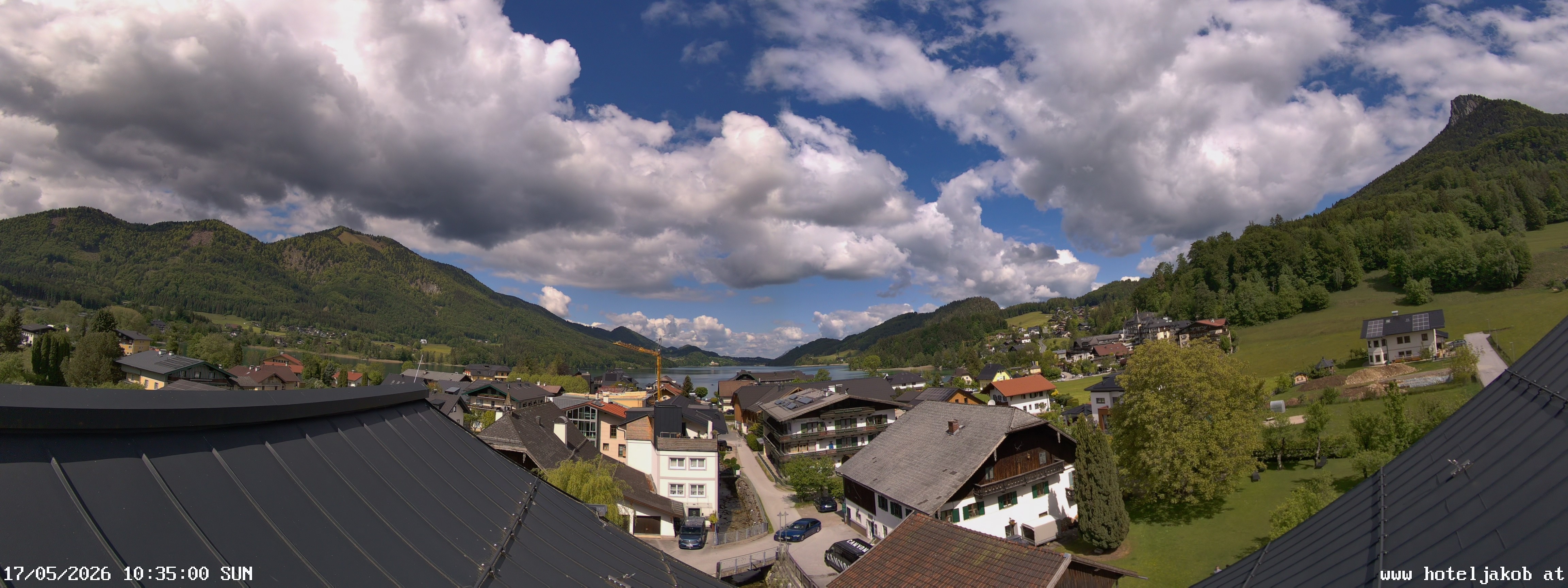 Archiv Foto Webcam Fuschlsee: Hotel Jakob