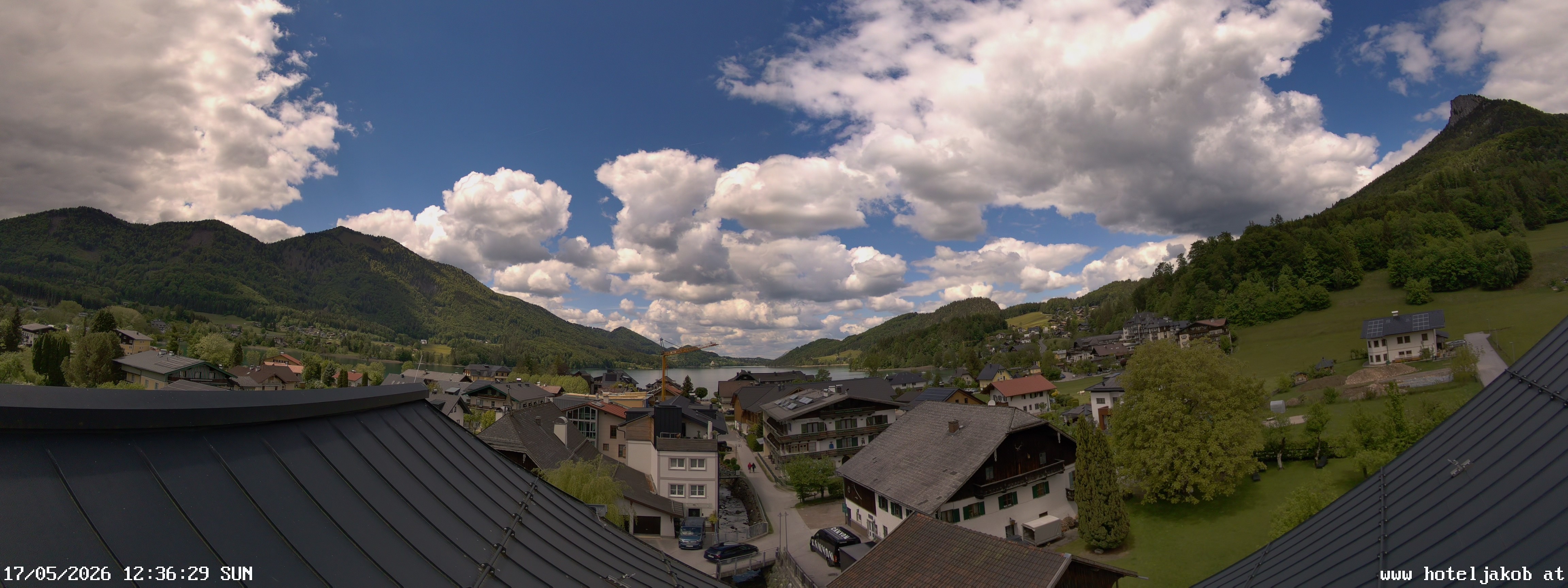 Archiv Foto Webcam Fuschlsee: Hotel Jakob