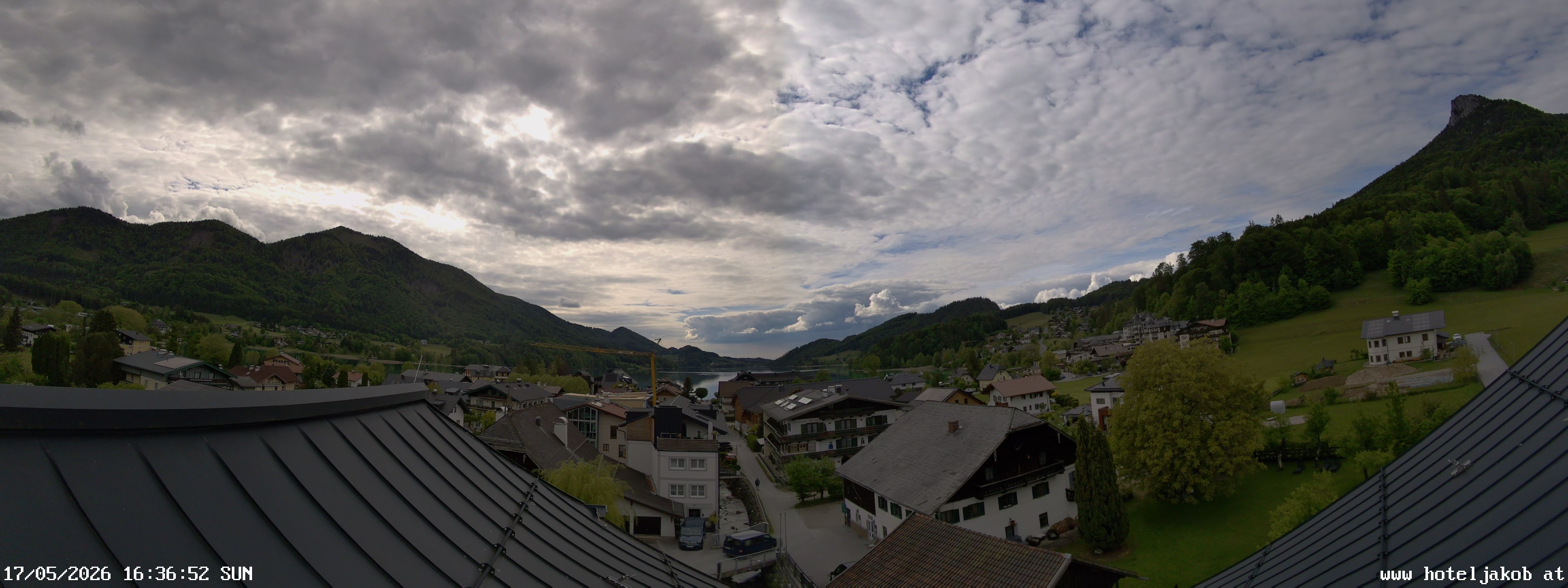 Archiv Foto Webcam Fuschlsee: Hotel Jakob