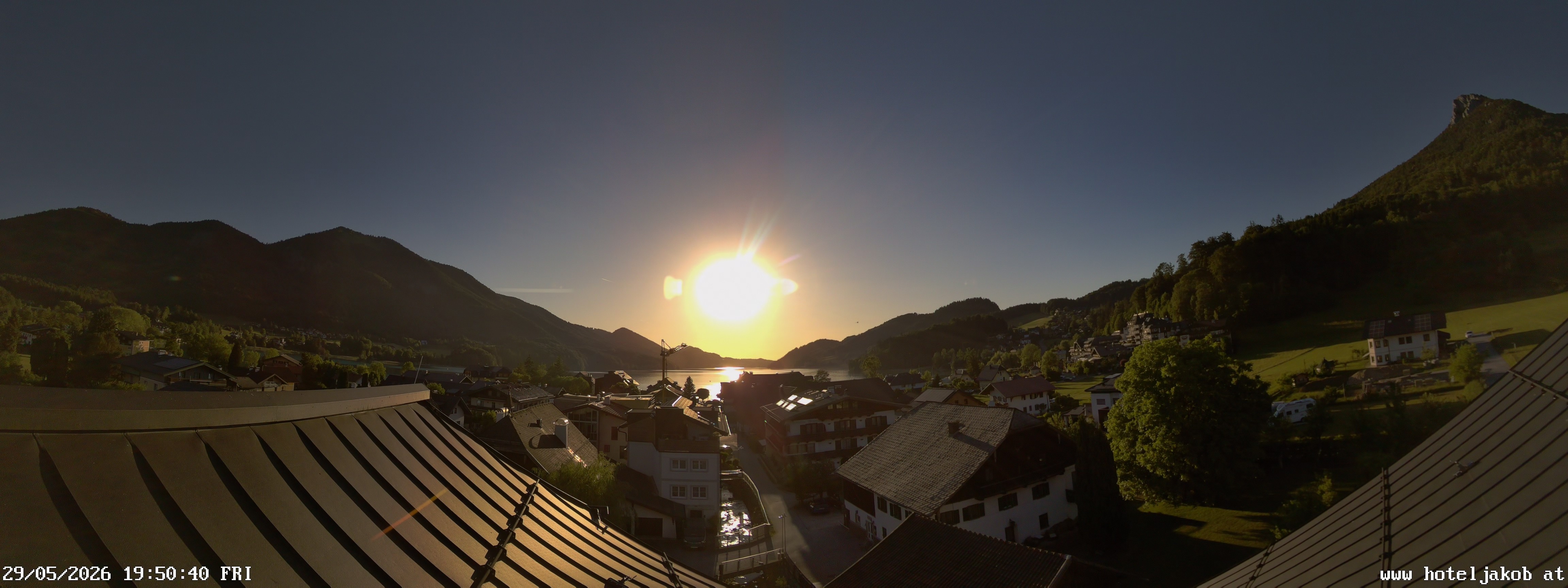 Archiv Foto Webcam Fuschlsee: Hotel Jakob