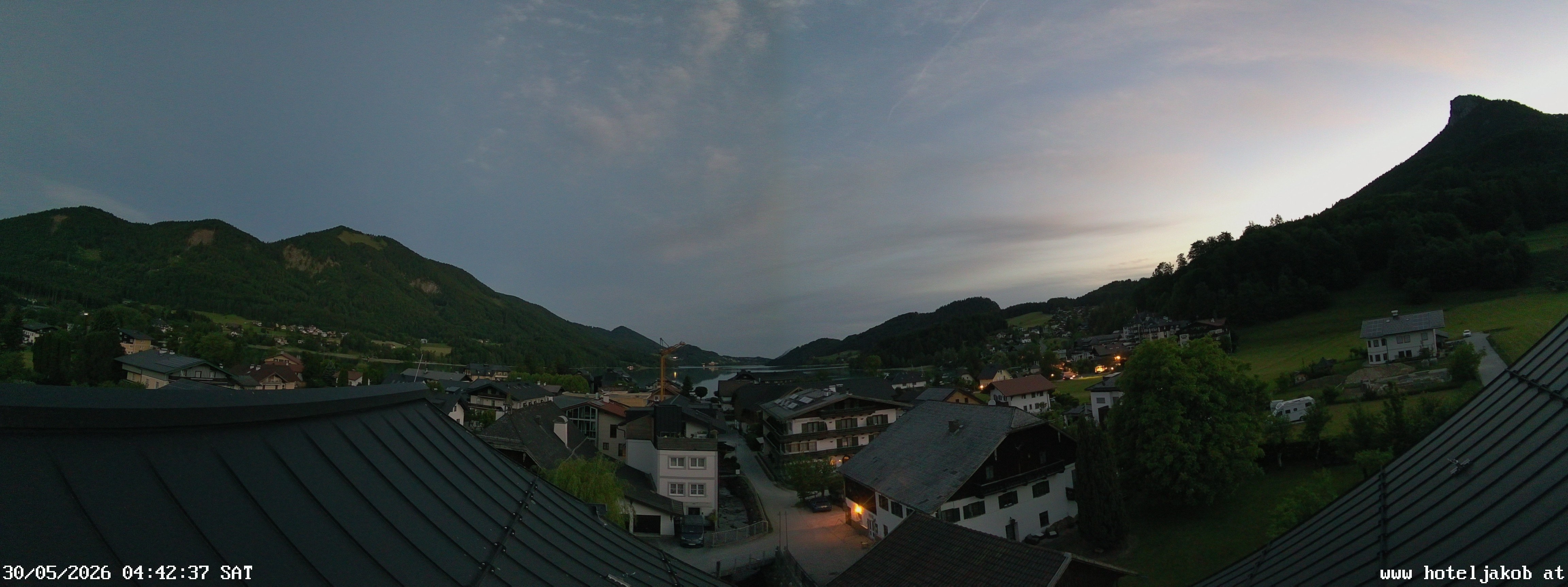 Archiv Foto Webcam Fuschlsee: Hotel Jakob