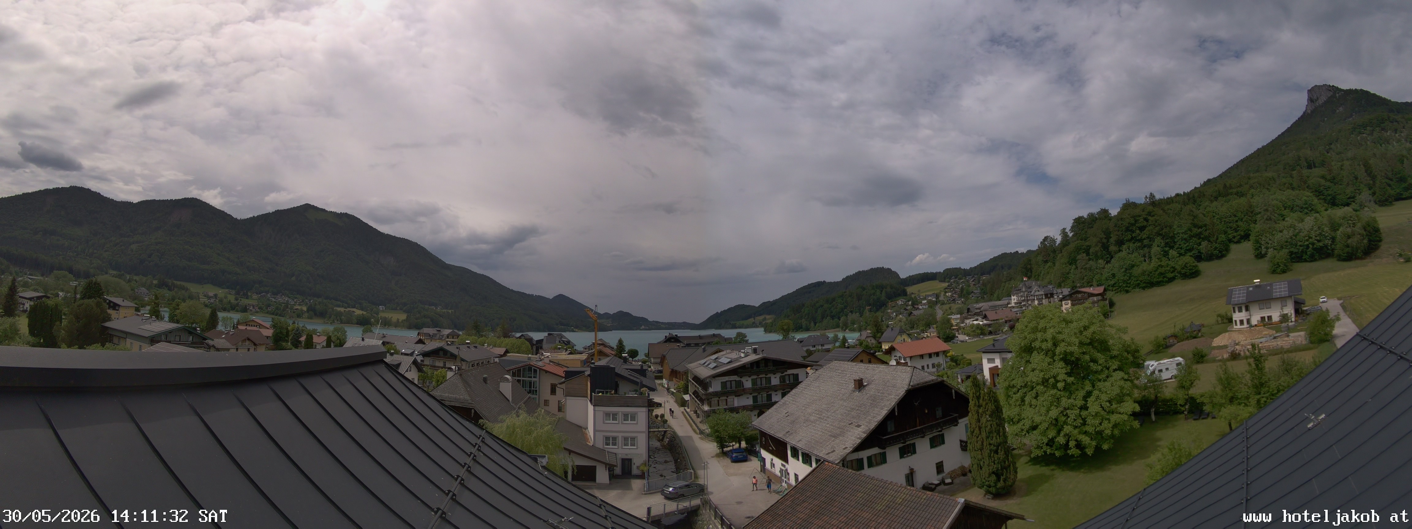 Archiv Foto Webcam Fuschlsee: Hotel Jakob