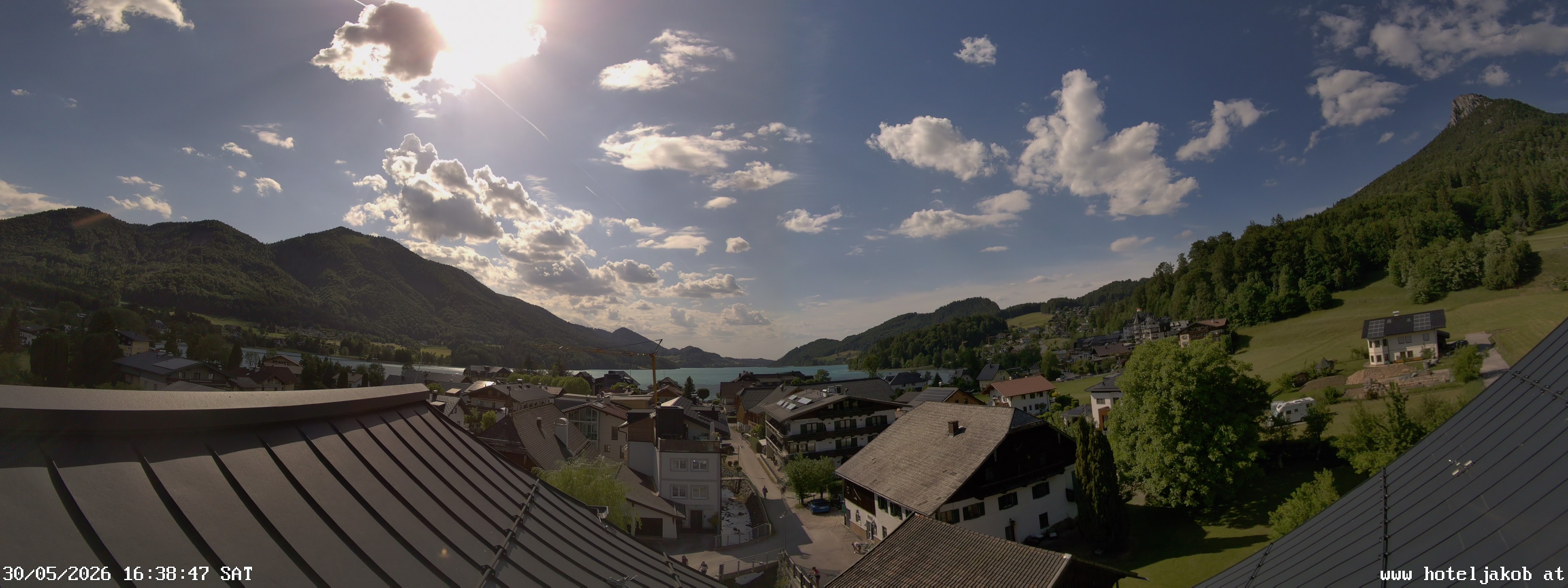 Archiv Foto Webcam Fuschlsee: Hotel Jakob