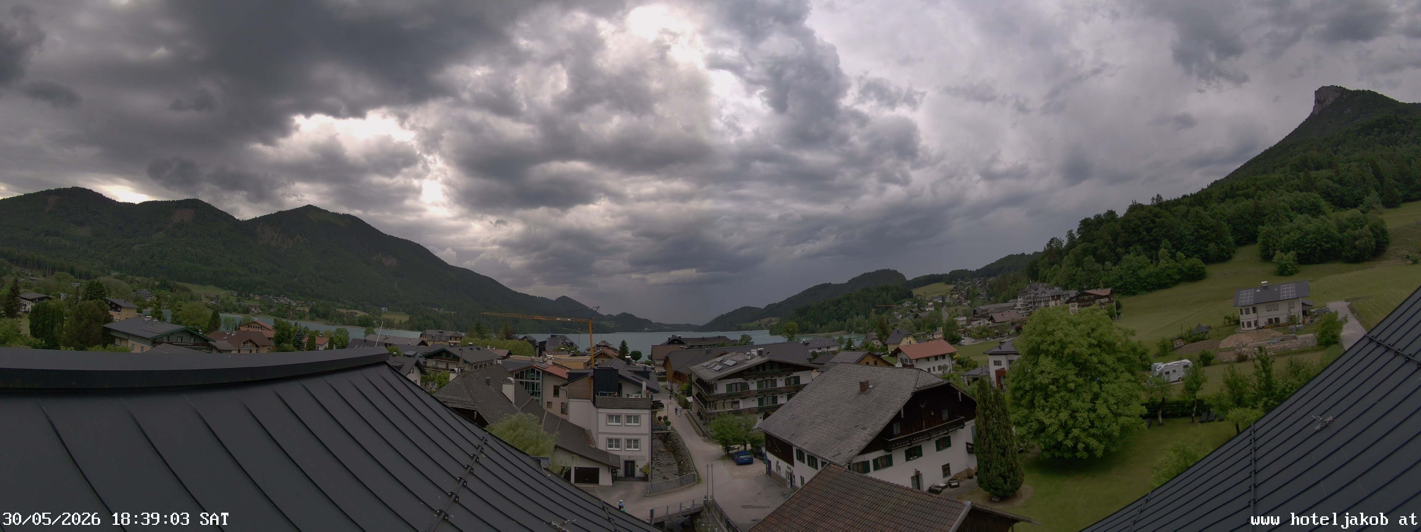 Archiv Foto Webcam Fuschlsee: Hotel Jakob