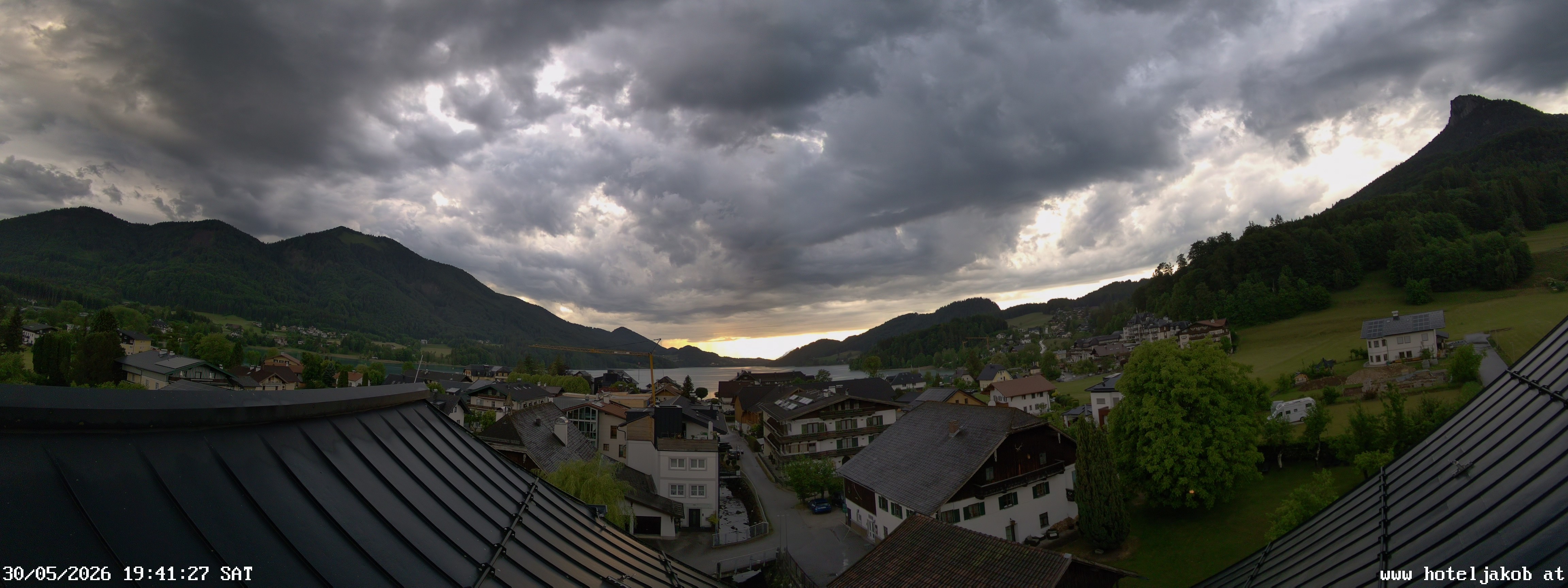 Archiv Foto Webcam Fuschlsee: Hotel Jakob