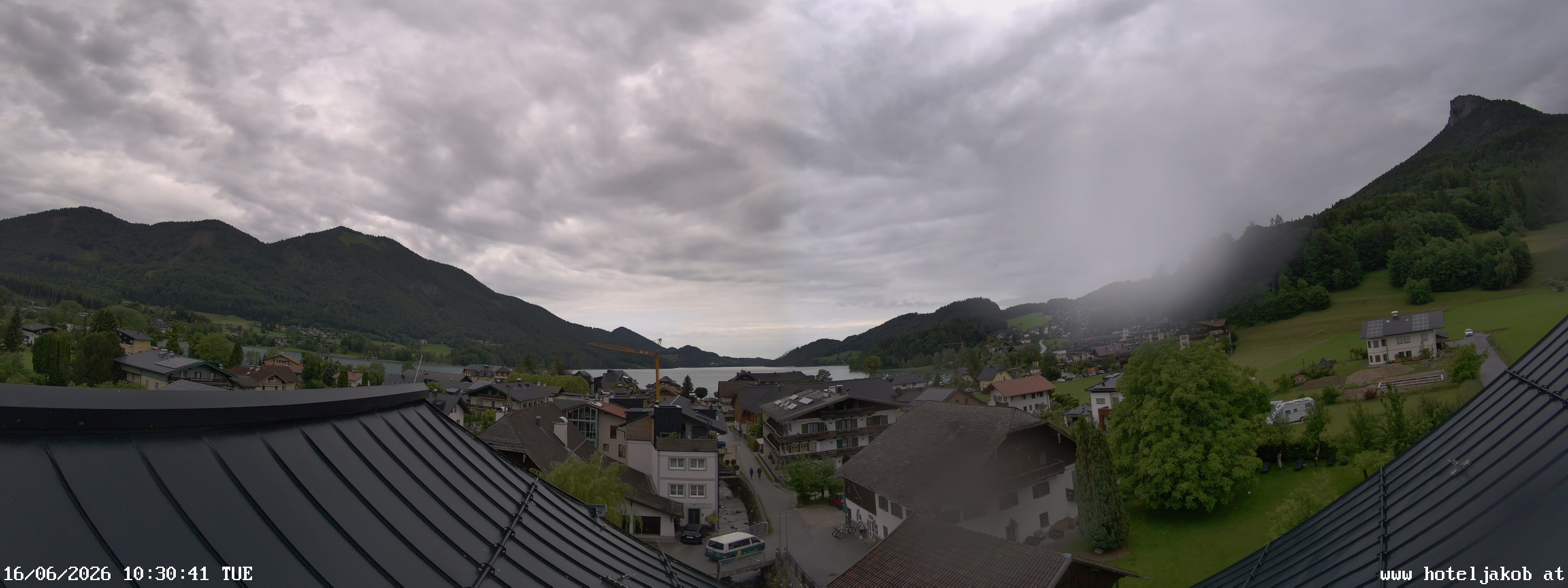 Archiv Foto Webcam Fuschlsee: Hotel Jakob