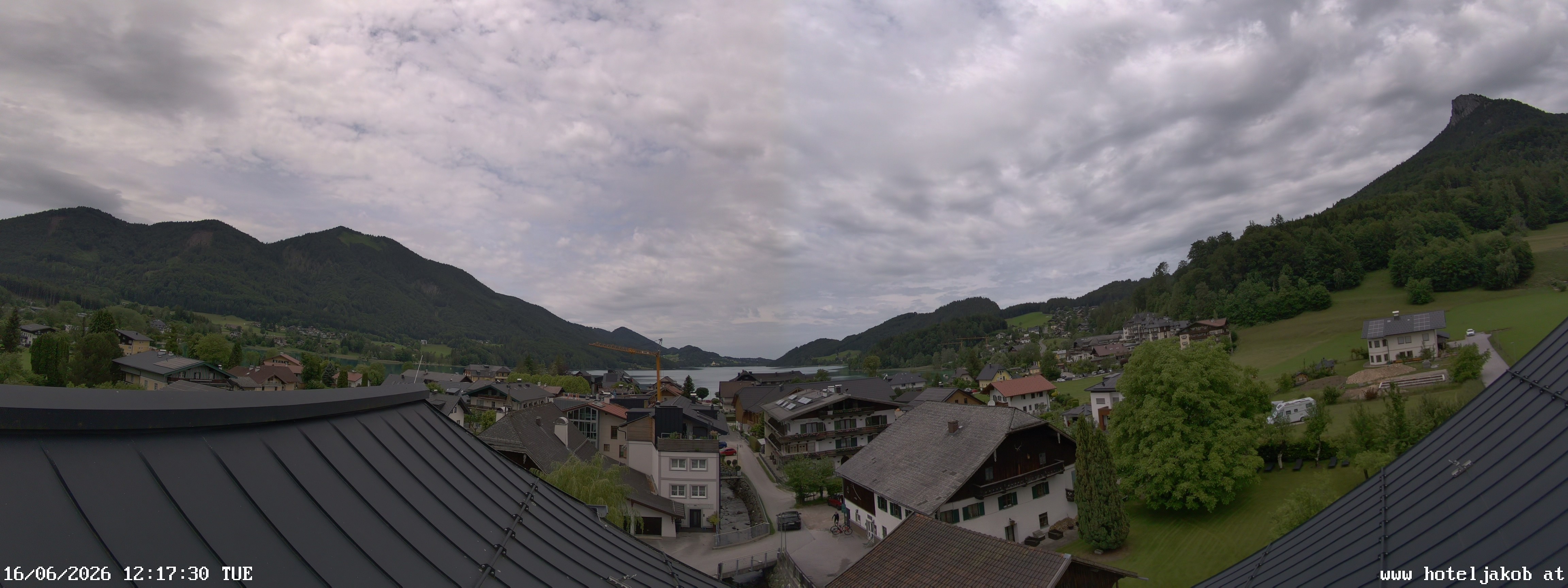 Archiv Foto Webcam Fuschlsee: Hotel Jakob