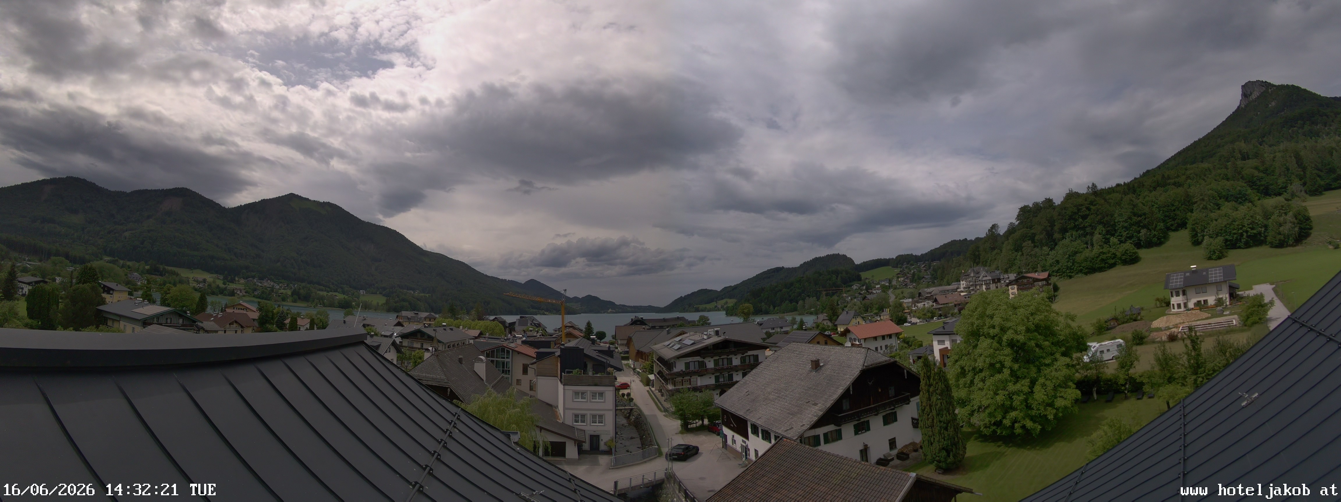Archiv Foto Webcam Fuschlsee: Hotel Jakob