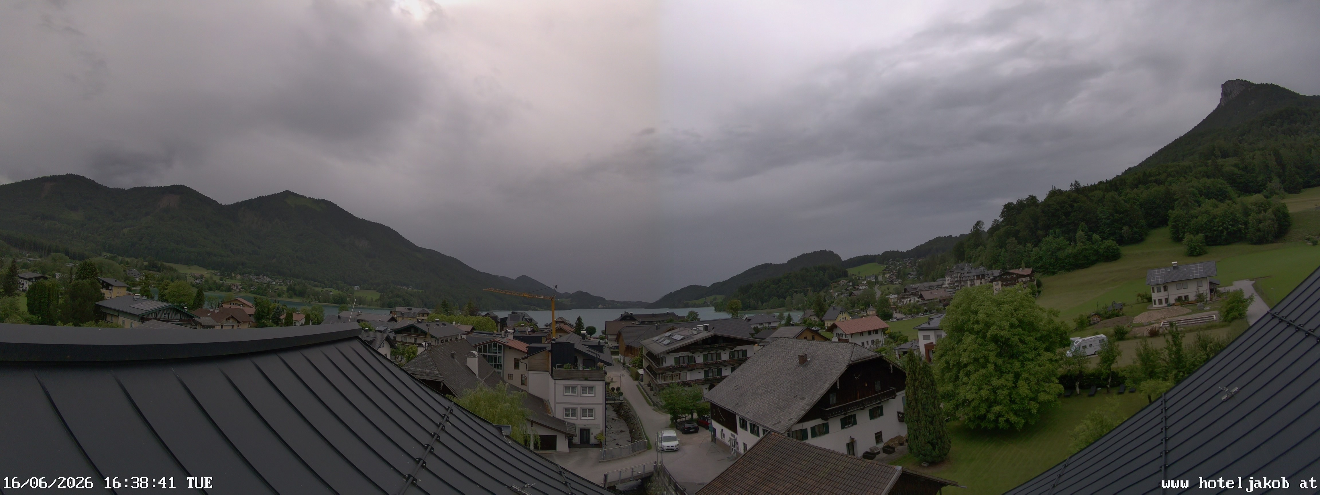 Archiv Foto Webcam Fuschlsee: Hotel Jakob