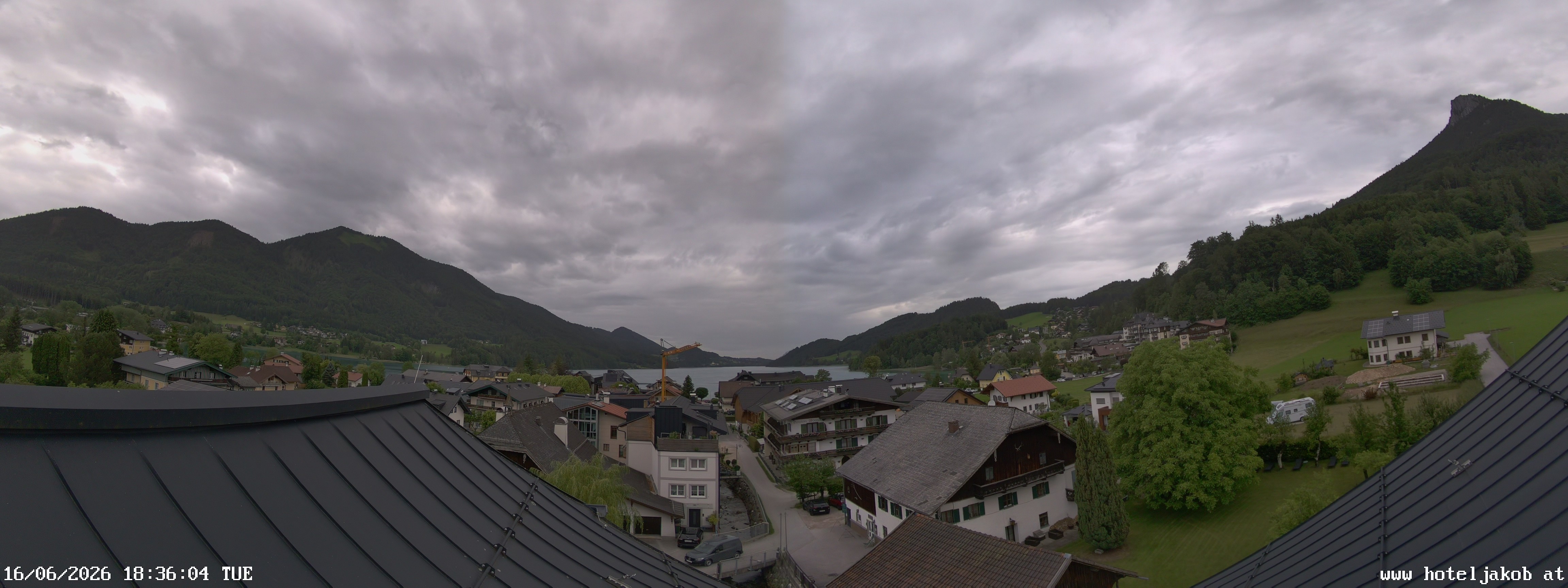 Archiv Foto Webcam Fuschlsee: Hotel Jakob