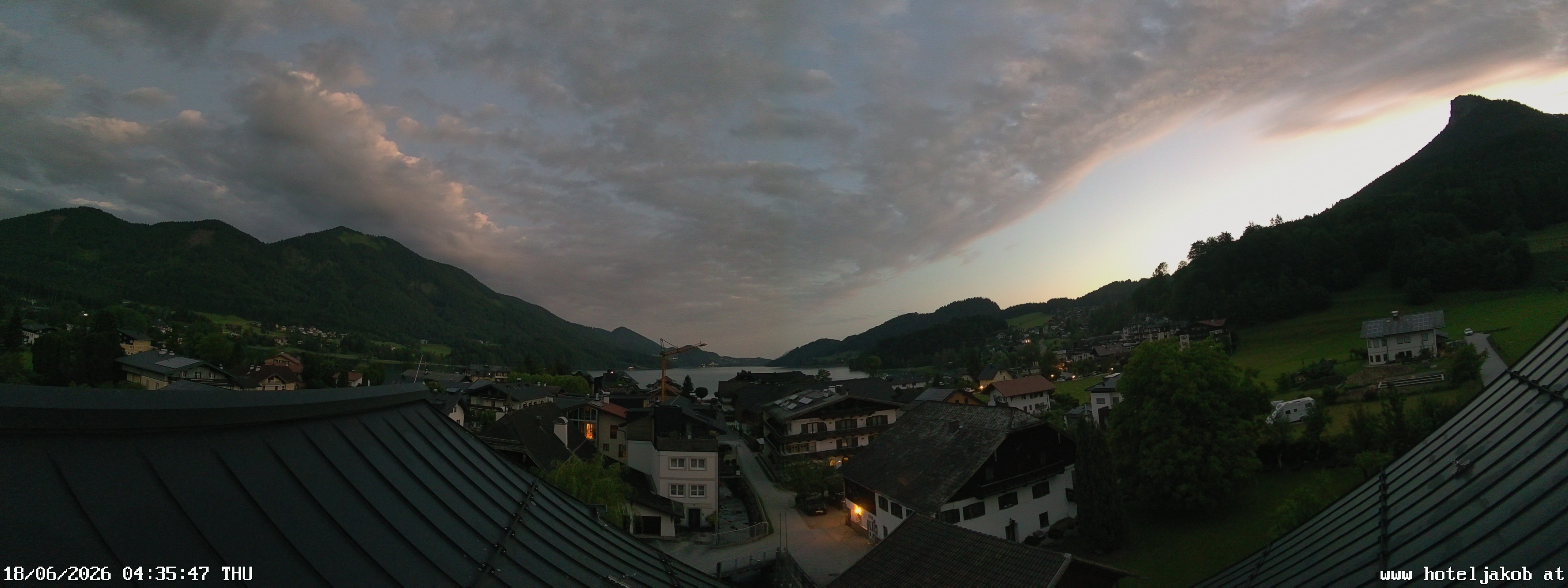 Archiv Foto Webcam Fuschlsee: Hotel Jakob