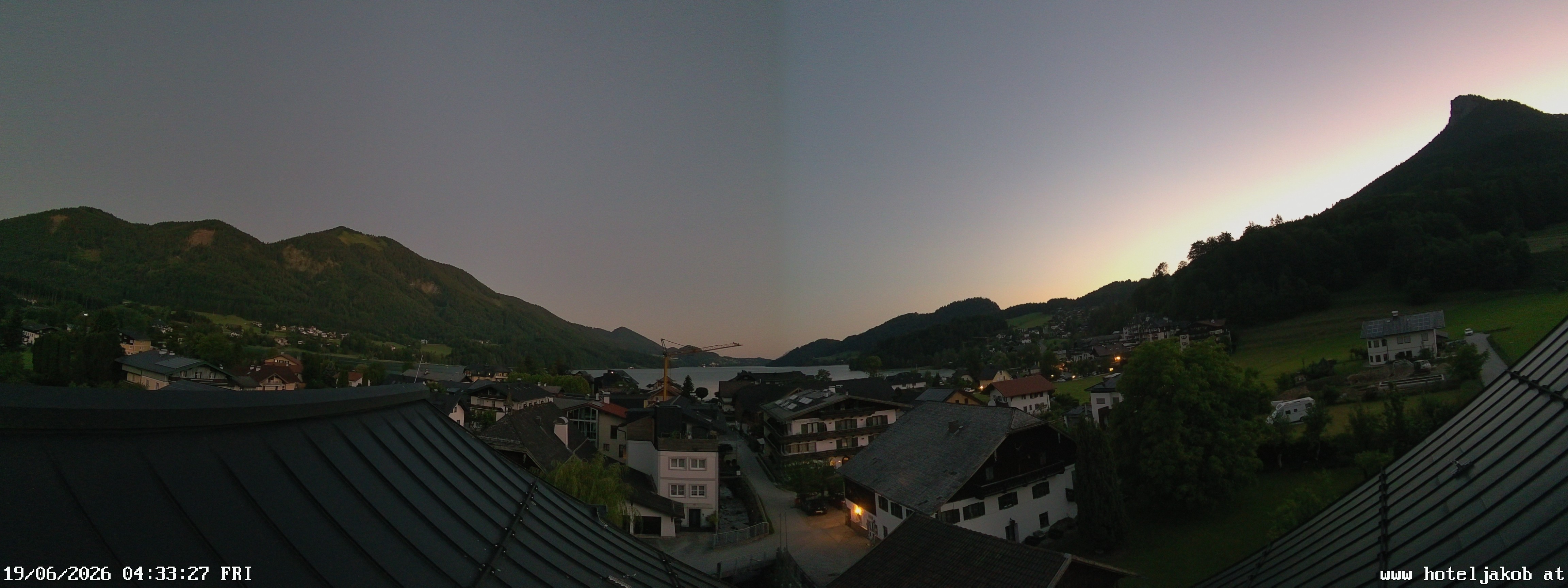Archiv Foto Webcam Fuschlsee: Hotel Jakob