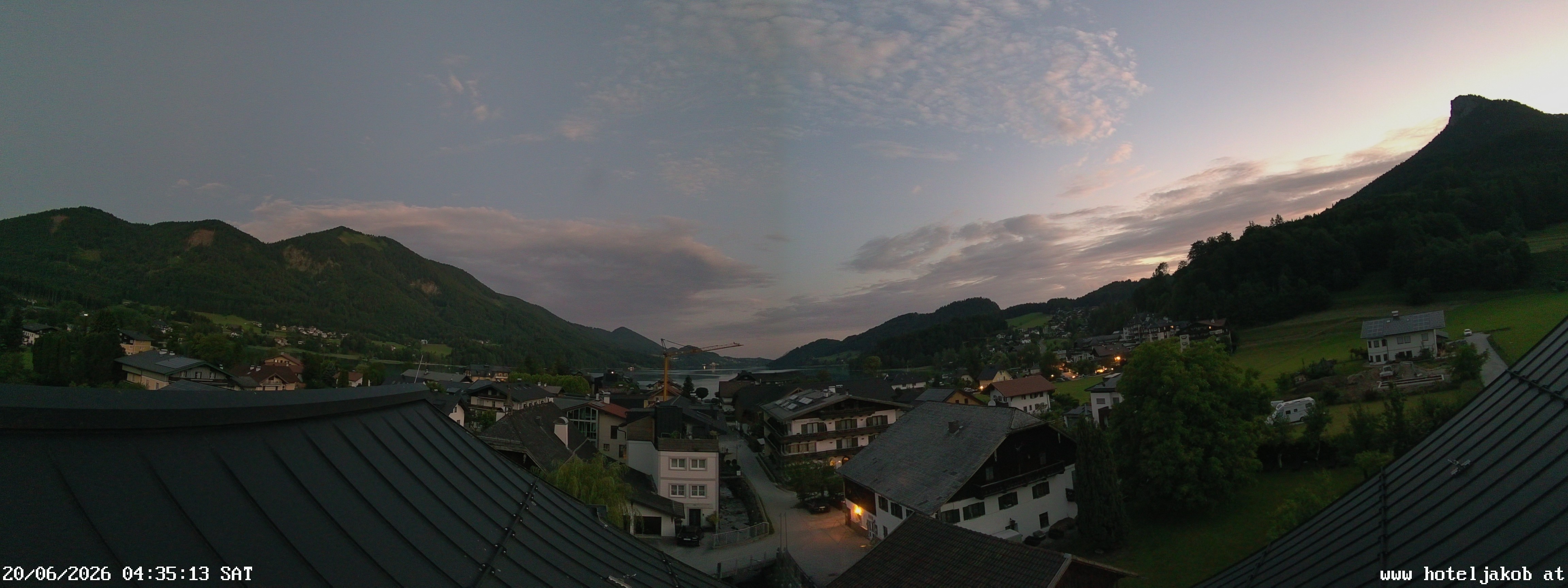 Archiv Foto Webcam Fuschlsee: Hotel Jakob