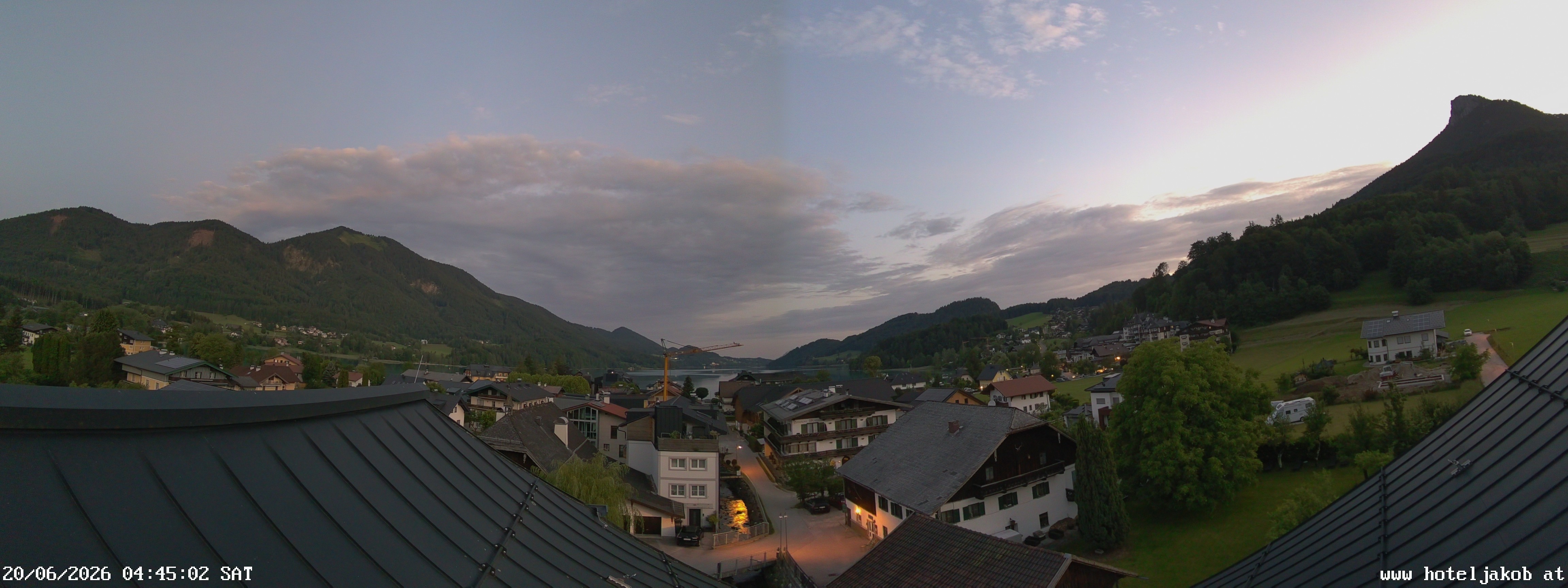 Archiv Foto Webcam Fuschlsee: Hotel Jakob