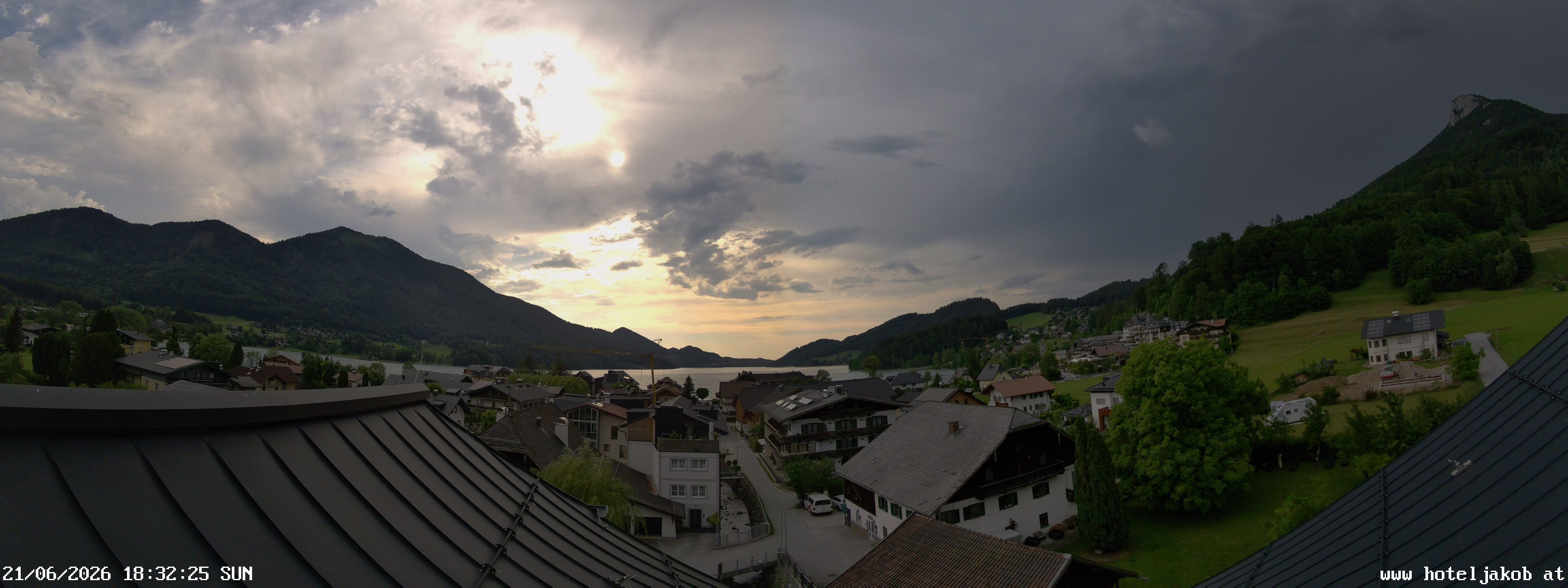 Archiv Foto Webcam Fuschlsee: Hotel Jakob