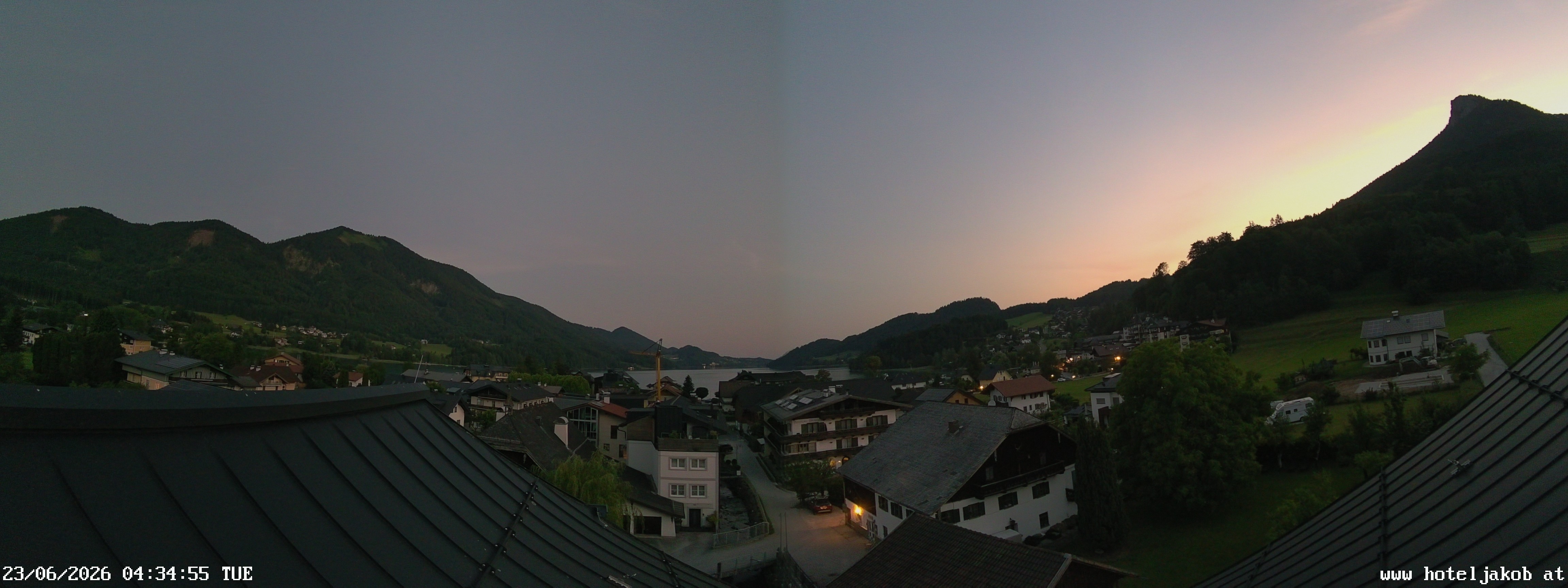 Archiv Foto Webcam Fuschlsee: Hotel Jakob