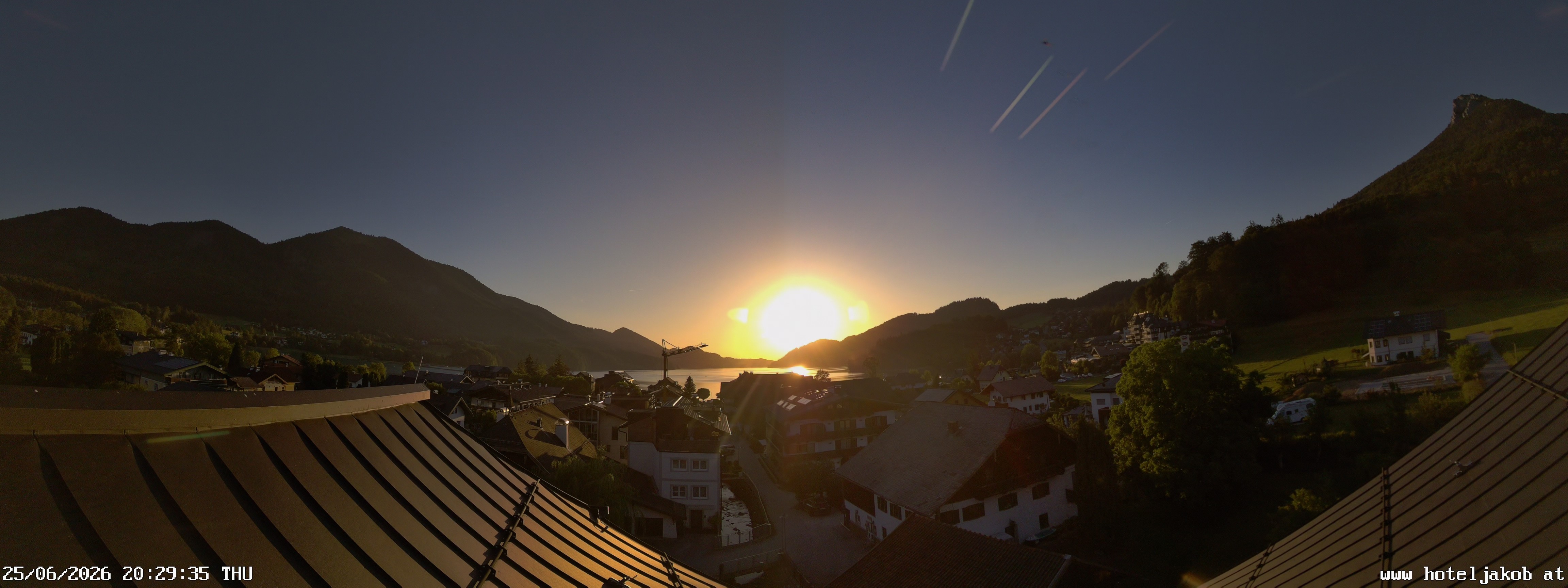 Archiv Foto Webcam Fuschlsee: Hotel Jakob