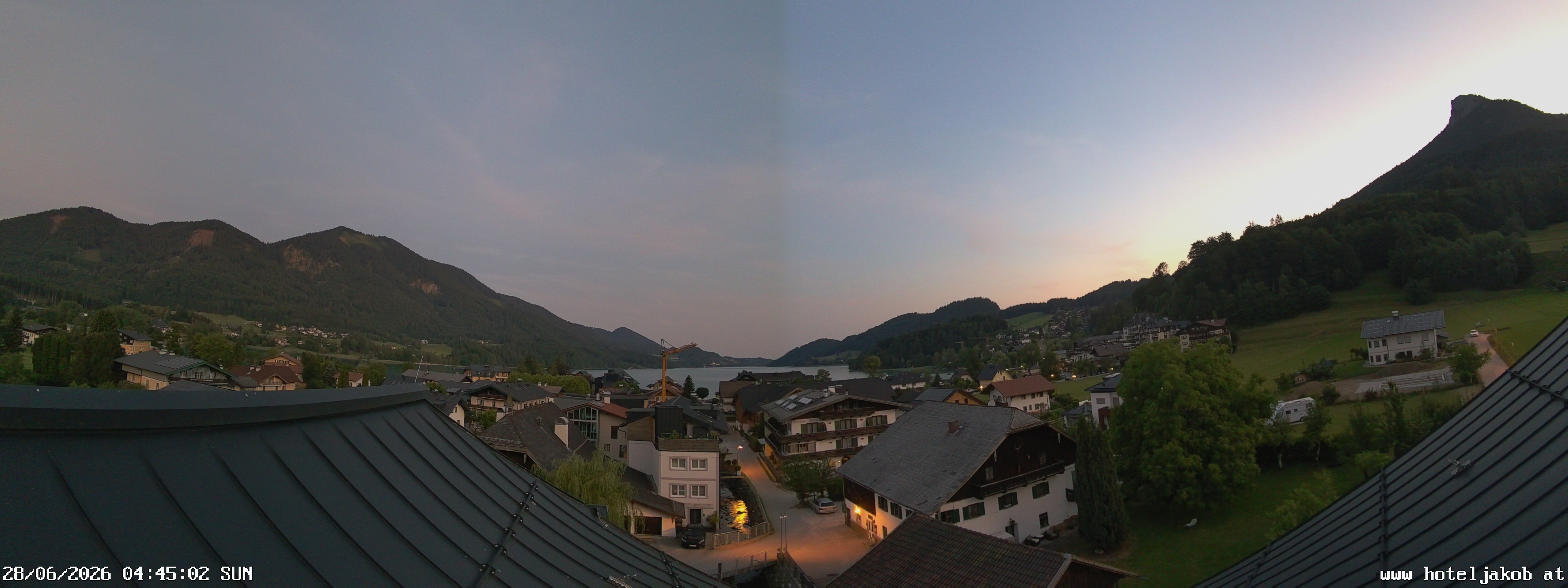 Archiv Foto Webcam Fuschlsee: Hotel Jakob