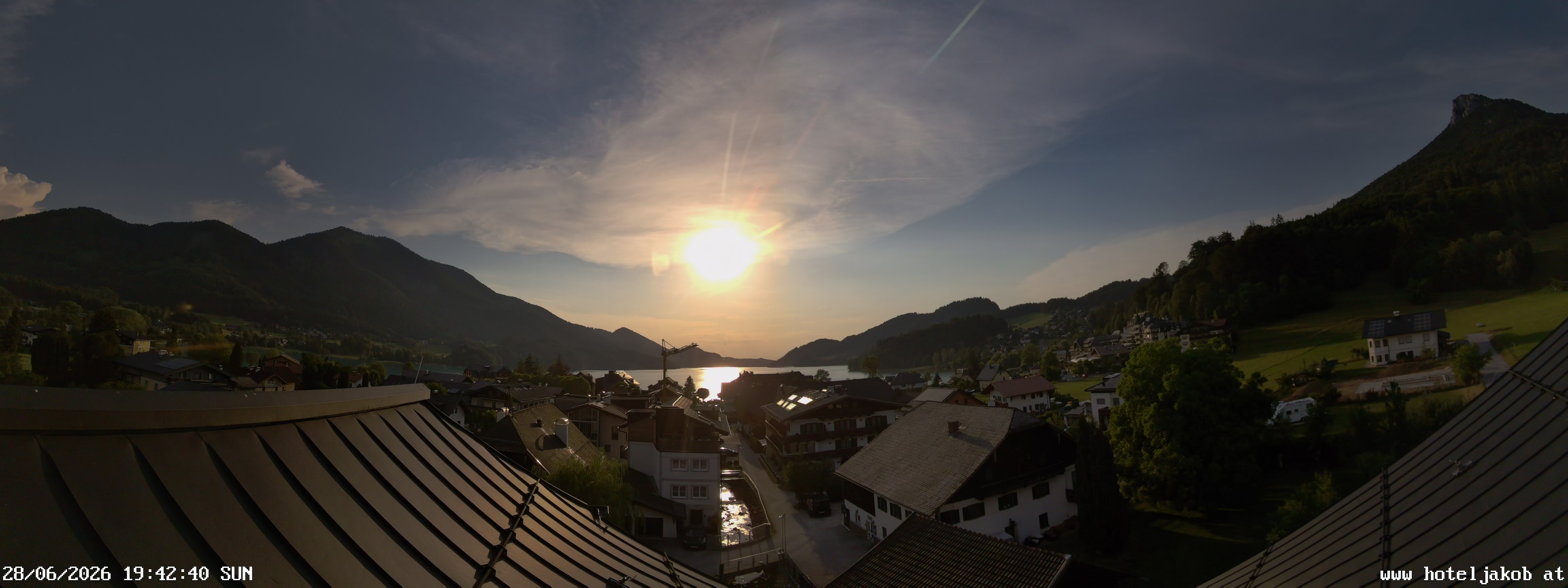 Archiv Foto Webcam Fuschlsee: Hotel Jakob