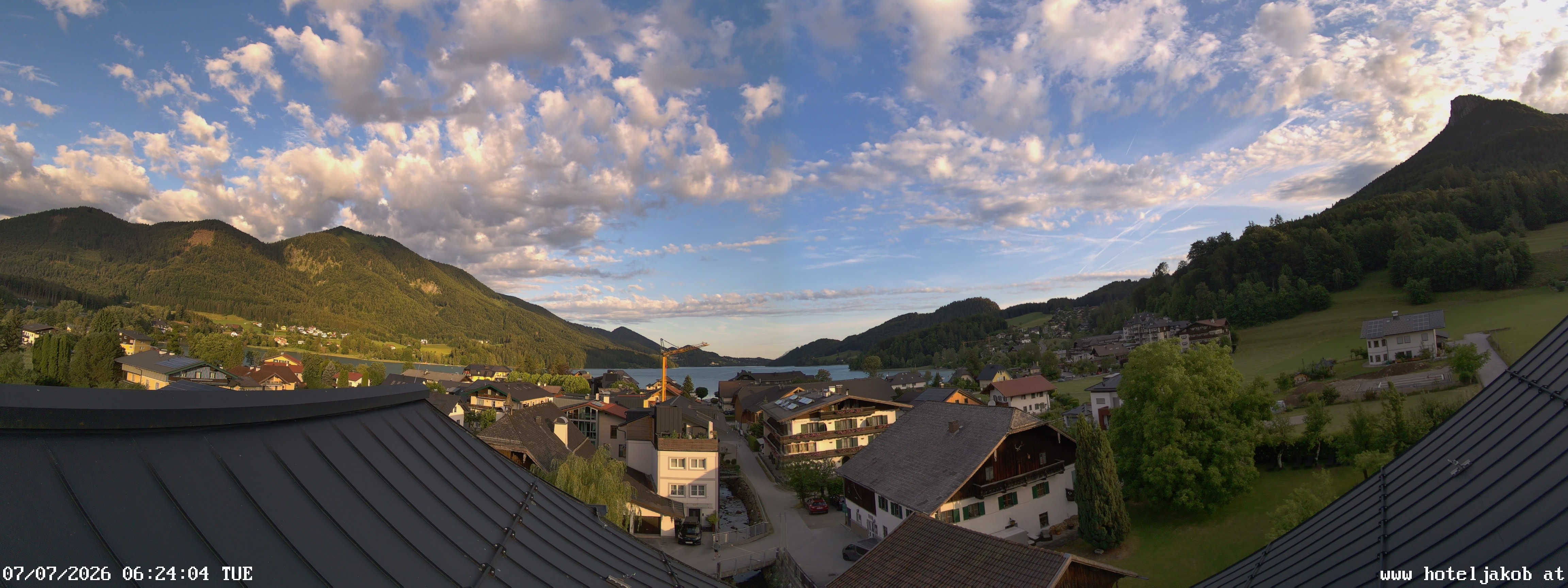 Archiv Foto Webcam Fuschlsee: Hotel Jakob