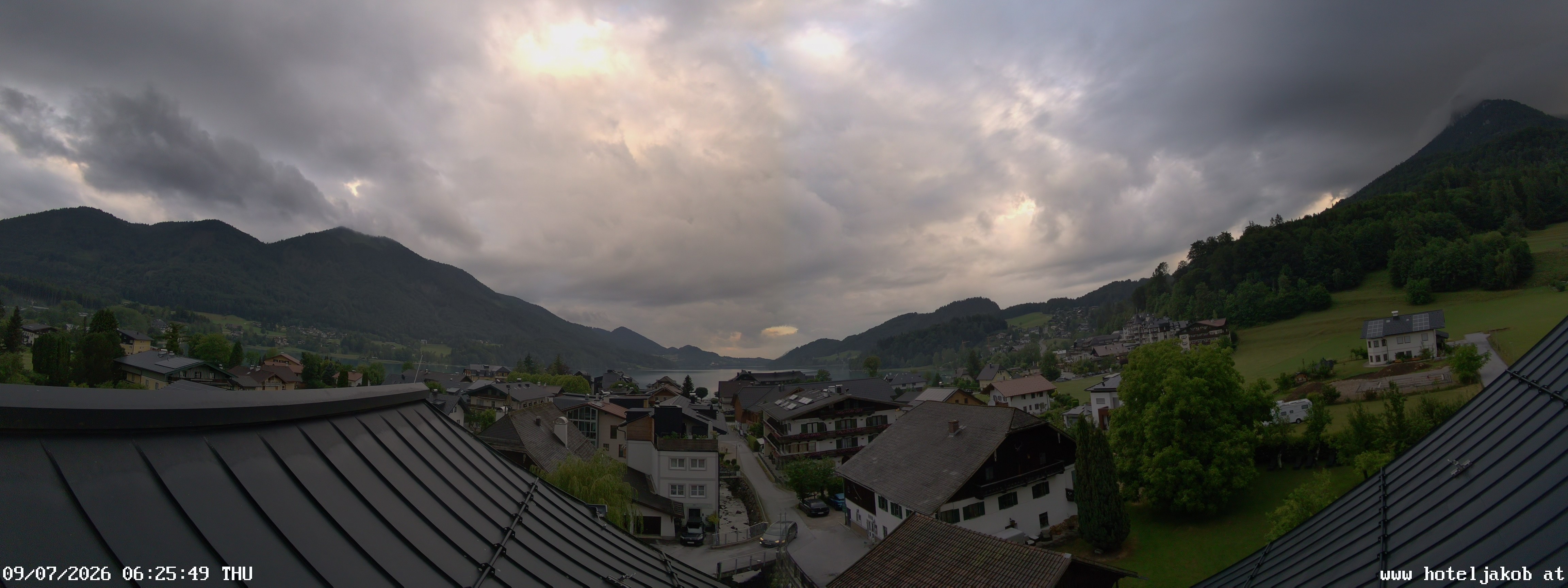 Archiv Foto Webcam Fuschlsee: Hotel Jakob