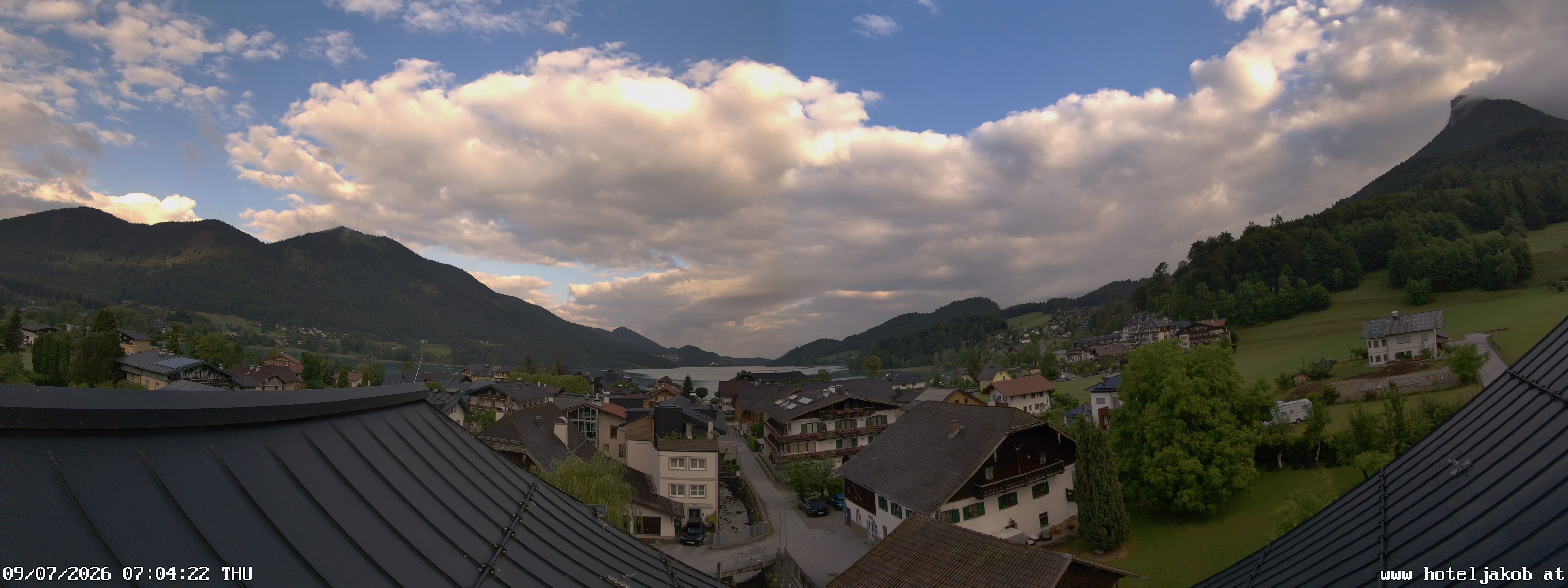 Archiv Foto Webcam Fuschlsee: Hotel Jakob