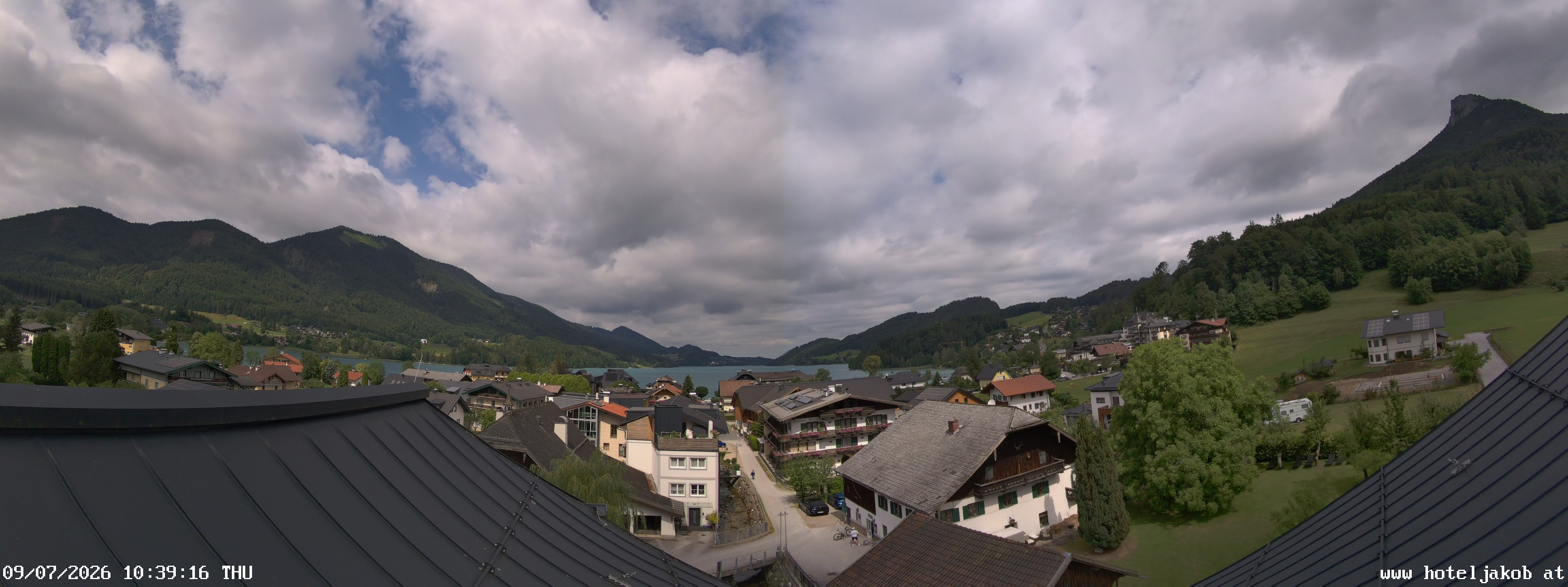 Archiv Foto Webcam Fuschlsee: Hotel Jakob