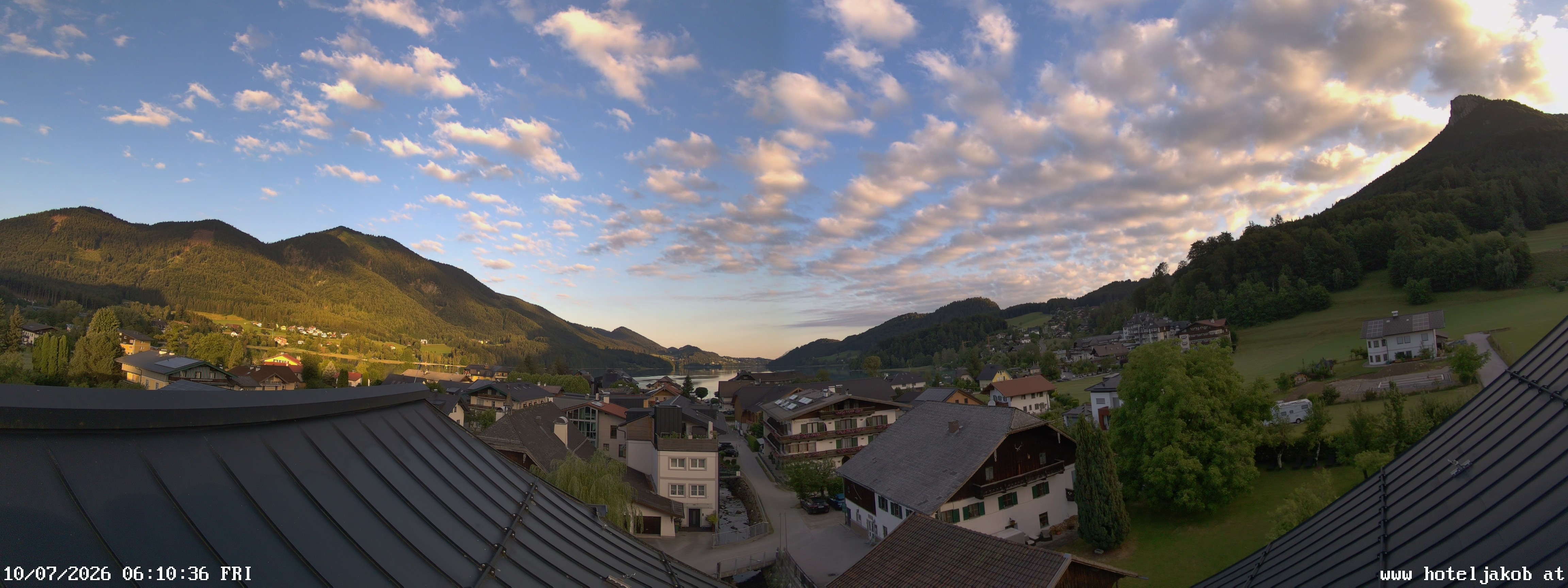Archiv Foto Webcam Fuschlsee: Hotel Jakob