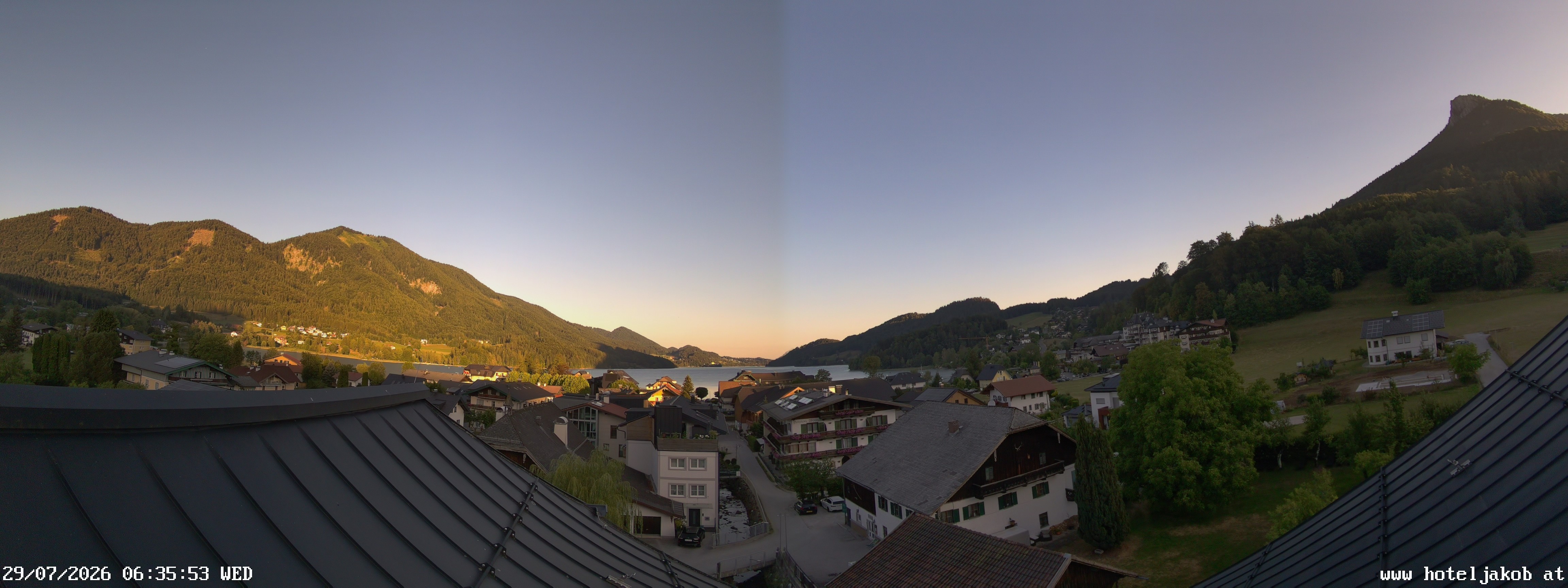 Archiv Foto Webcam Fuschlsee: Hotel Jakob
