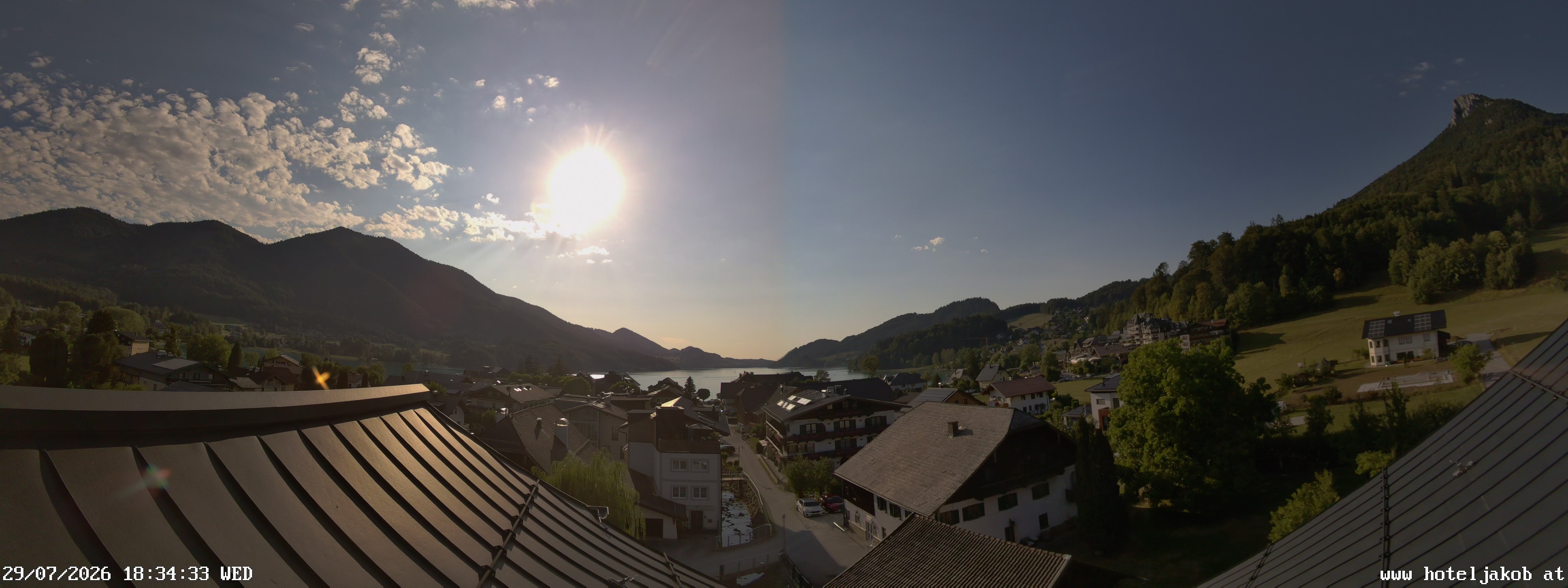 Archiv Foto Webcam Fuschlsee: Hotel Jakob