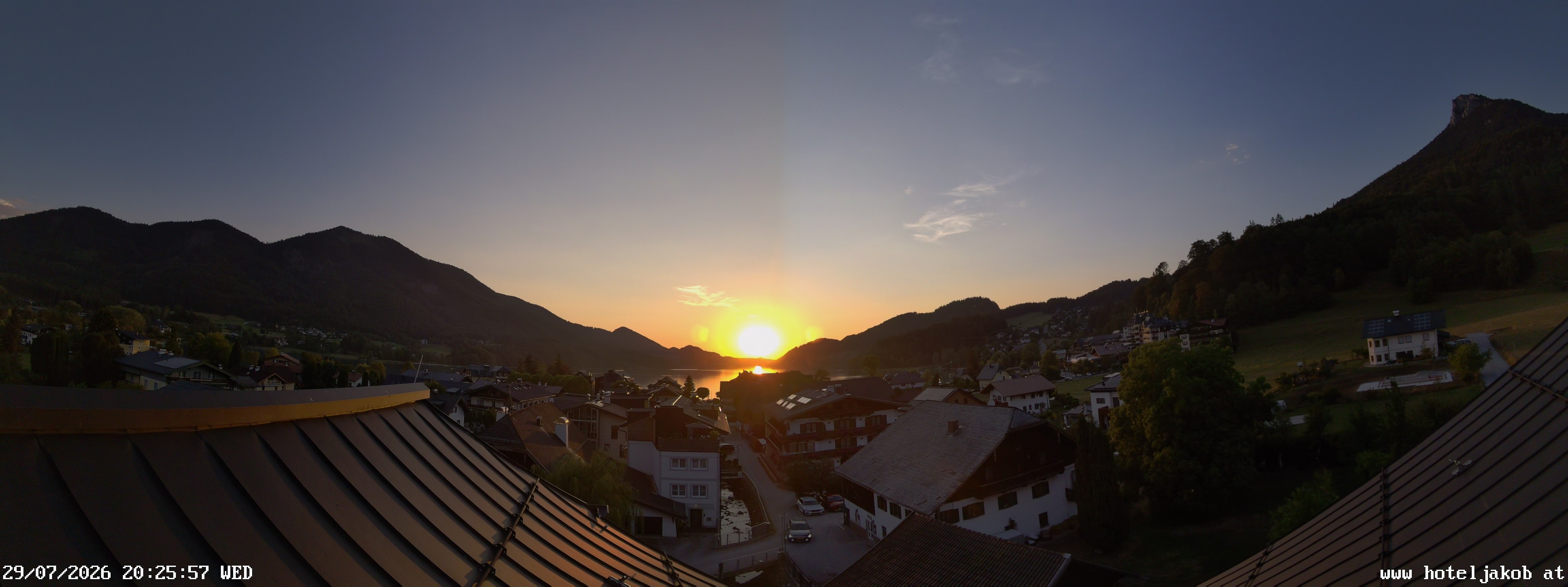 Archiv Foto Webcam Fuschlsee: Hotel Jakob