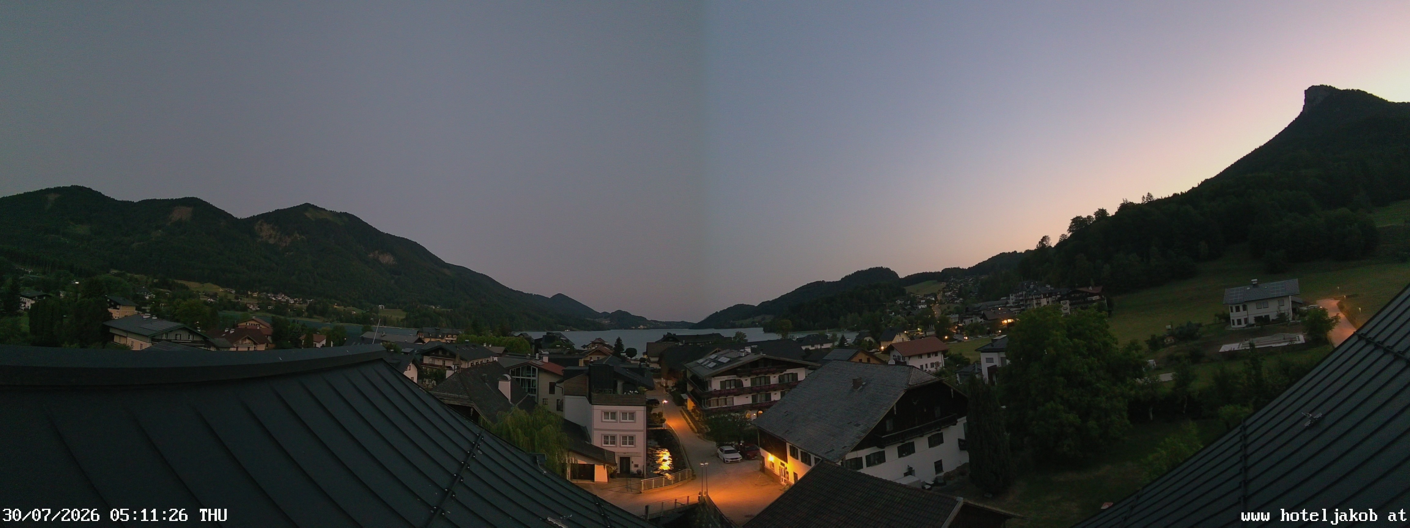 Archiv Foto Webcam Fuschlsee: Hotel Jakob