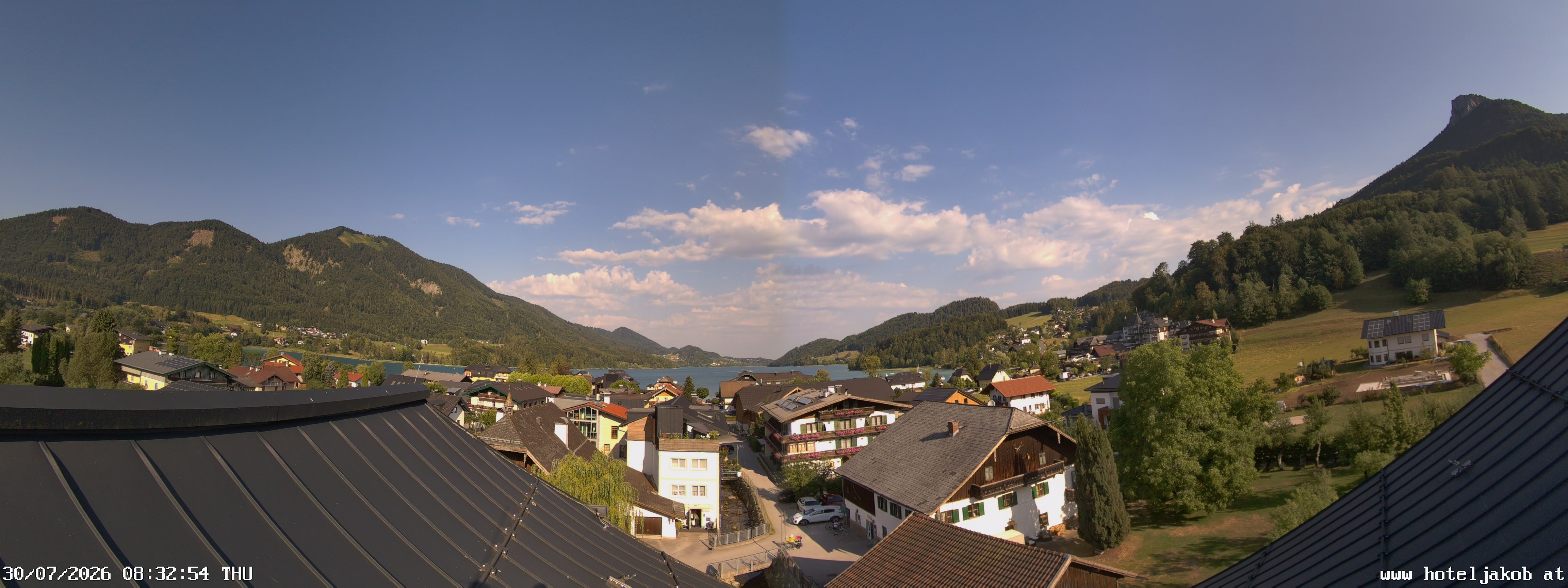 Archiv Foto Webcam Fuschlsee: Hotel Jakob