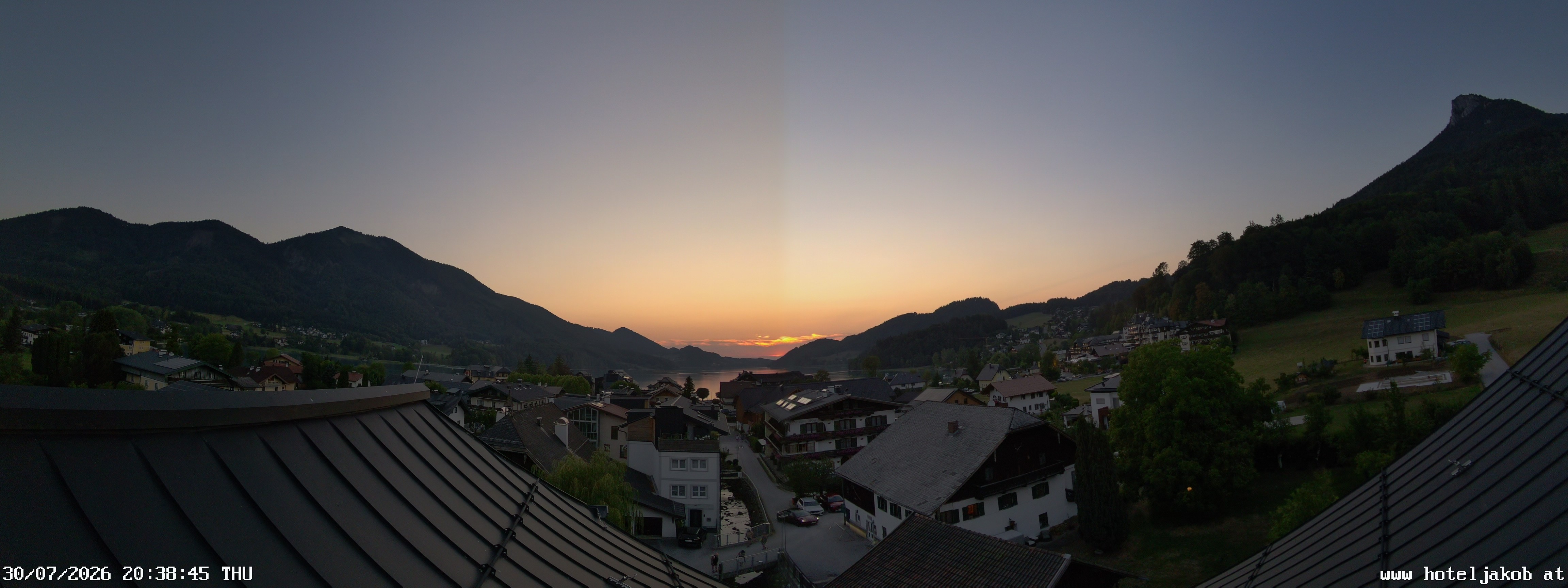 Archiv Foto Webcam Fuschlsee: Hotel Jakob
