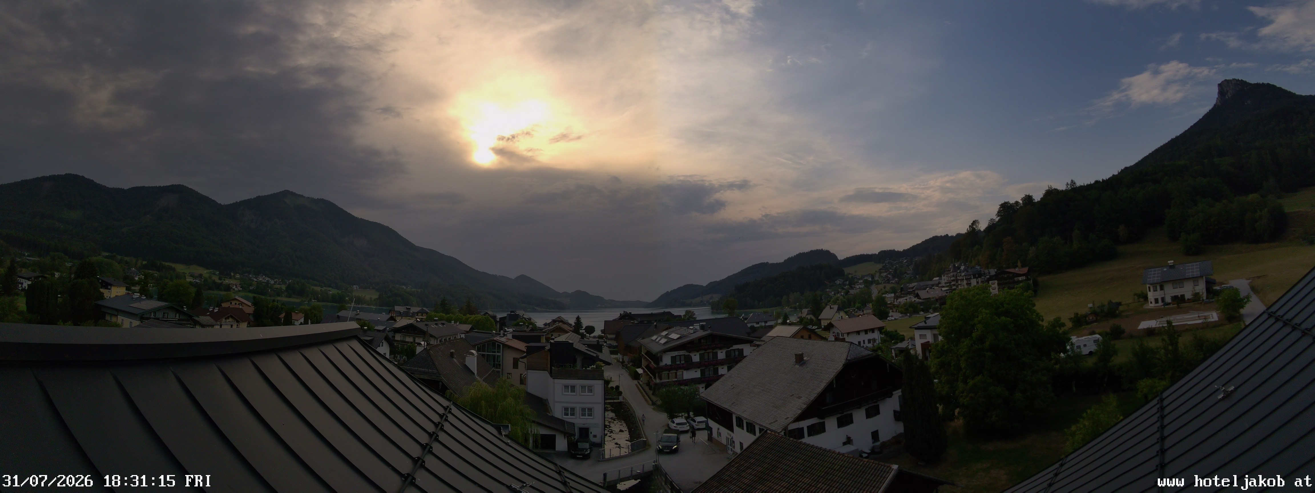 Archiv Foto Webcam Fuschlsee: Hotel Jakob