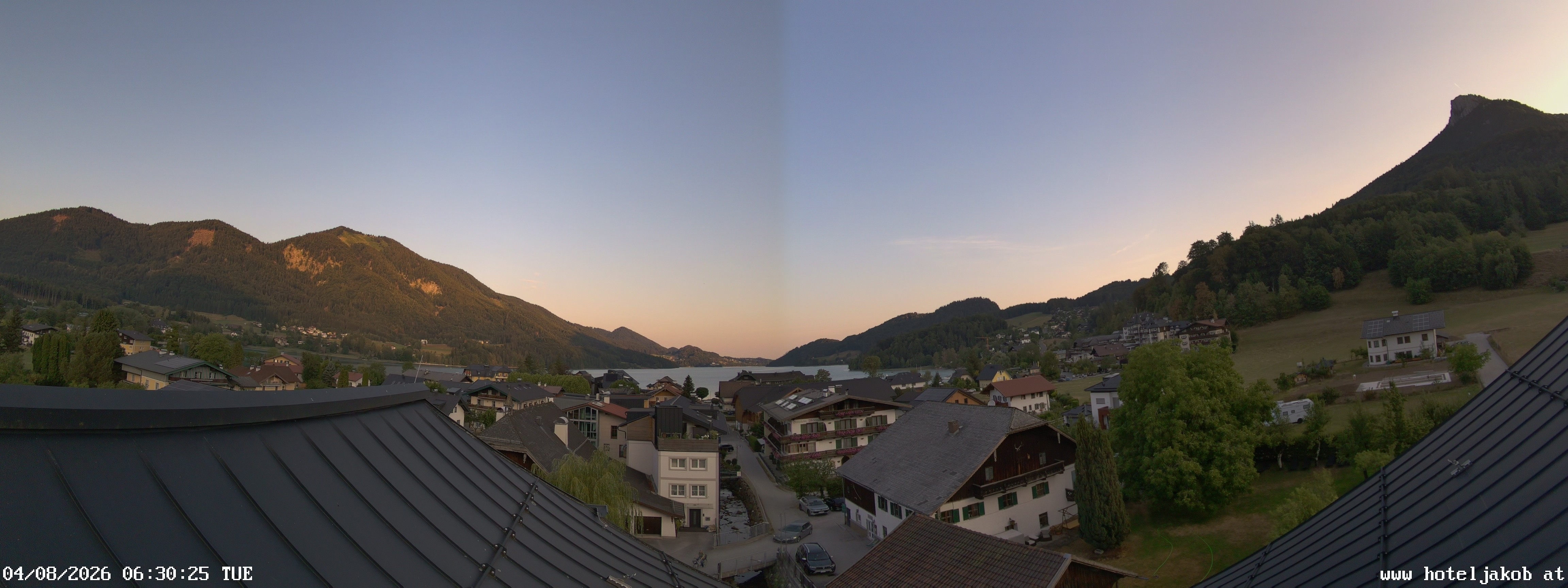 Archiv Foto Webcam Fuschlsee: Hotel Jakob