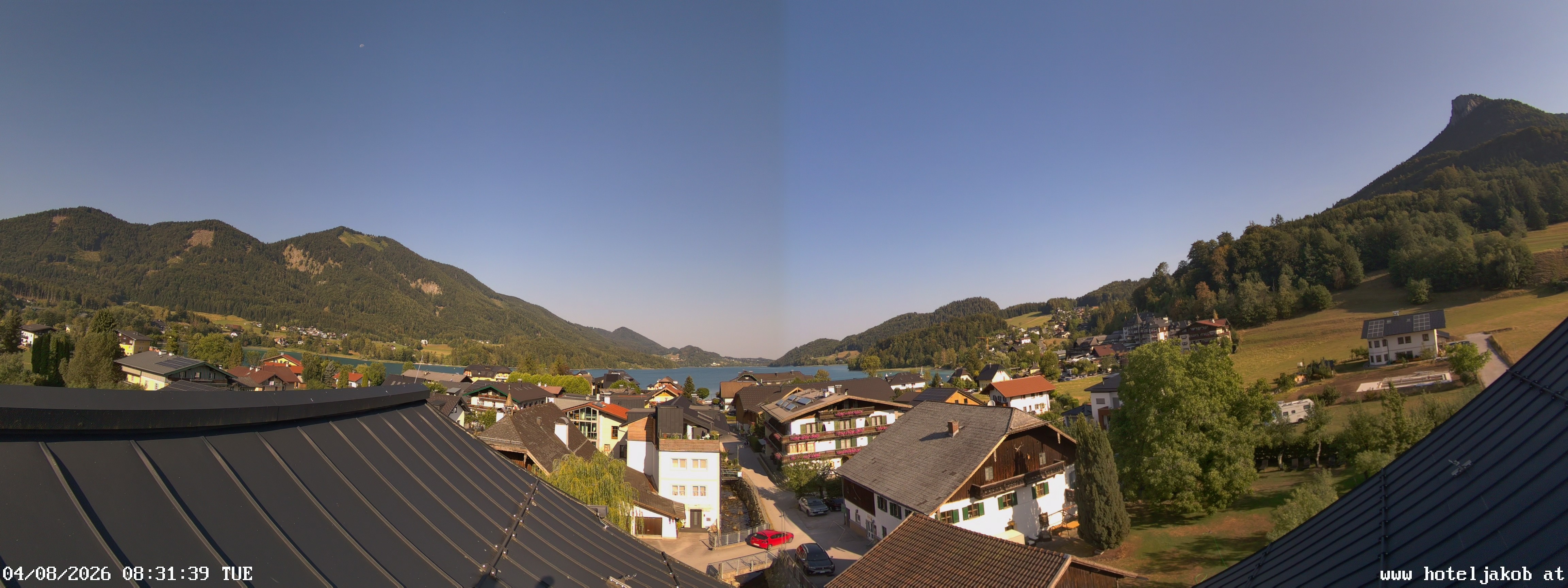Archiv Foto Webcam Fuschlsee: Hotel Jakob