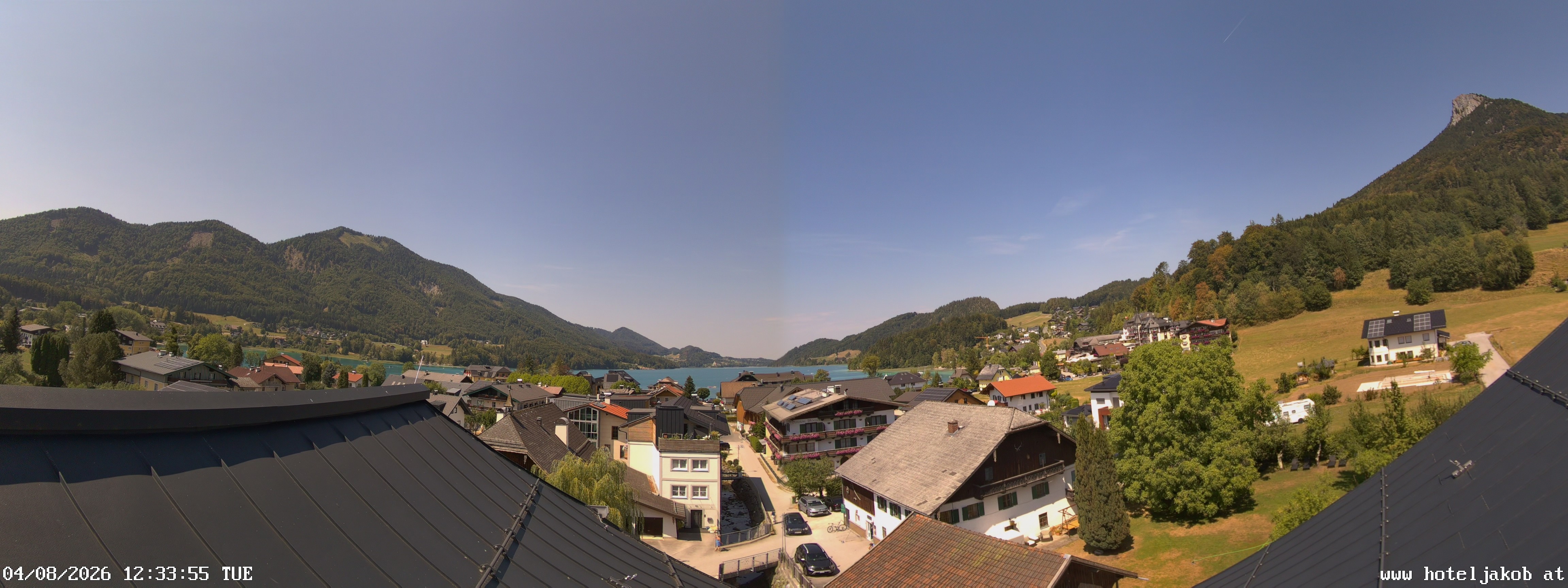 Archiv Foto Webcam Fuschlsee: Hotel Jakob