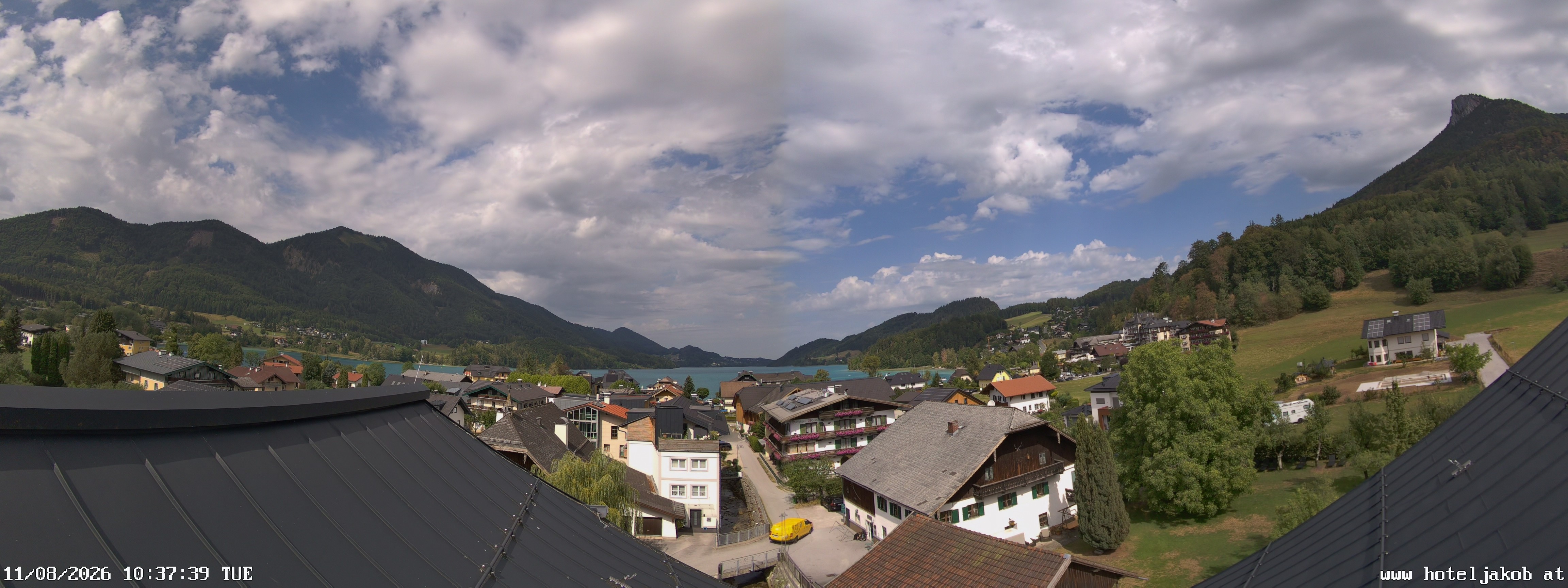Archiv Foto Webcam Fuschlsee: Hotel Jakob