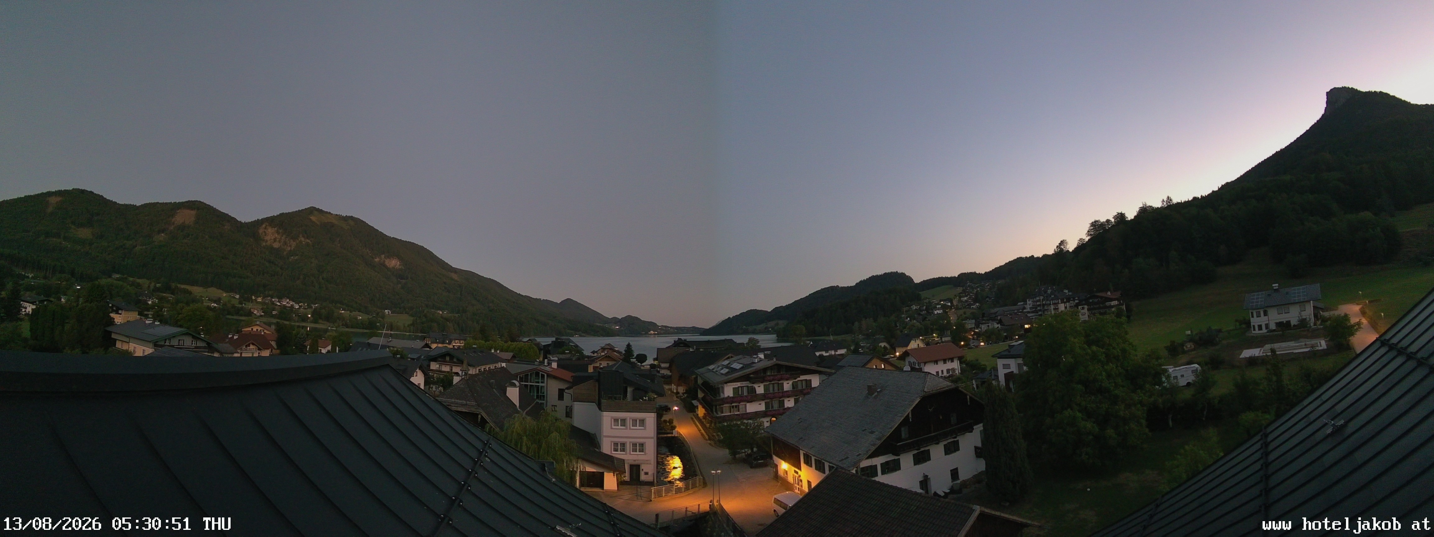 Archiv Foto Webcam Fuschlsee: Hotel Jakob