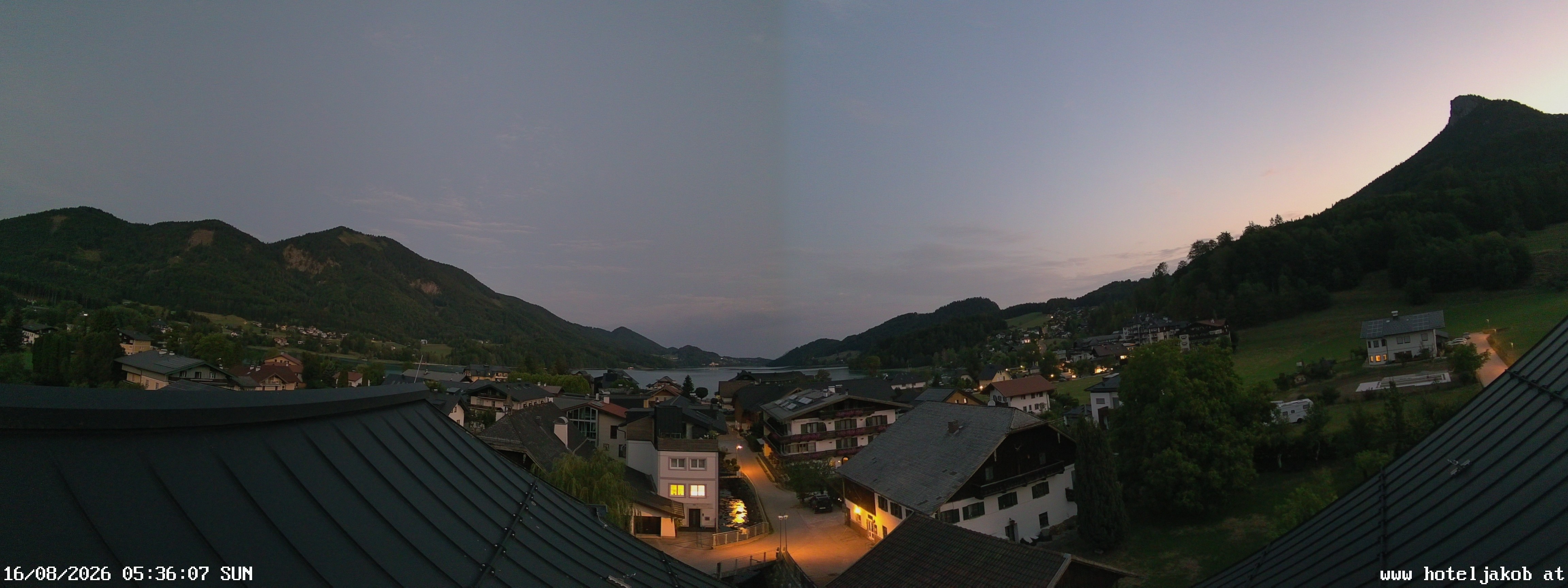 Archiv Foto Webcam Fuschlsee: Hotel Jakob