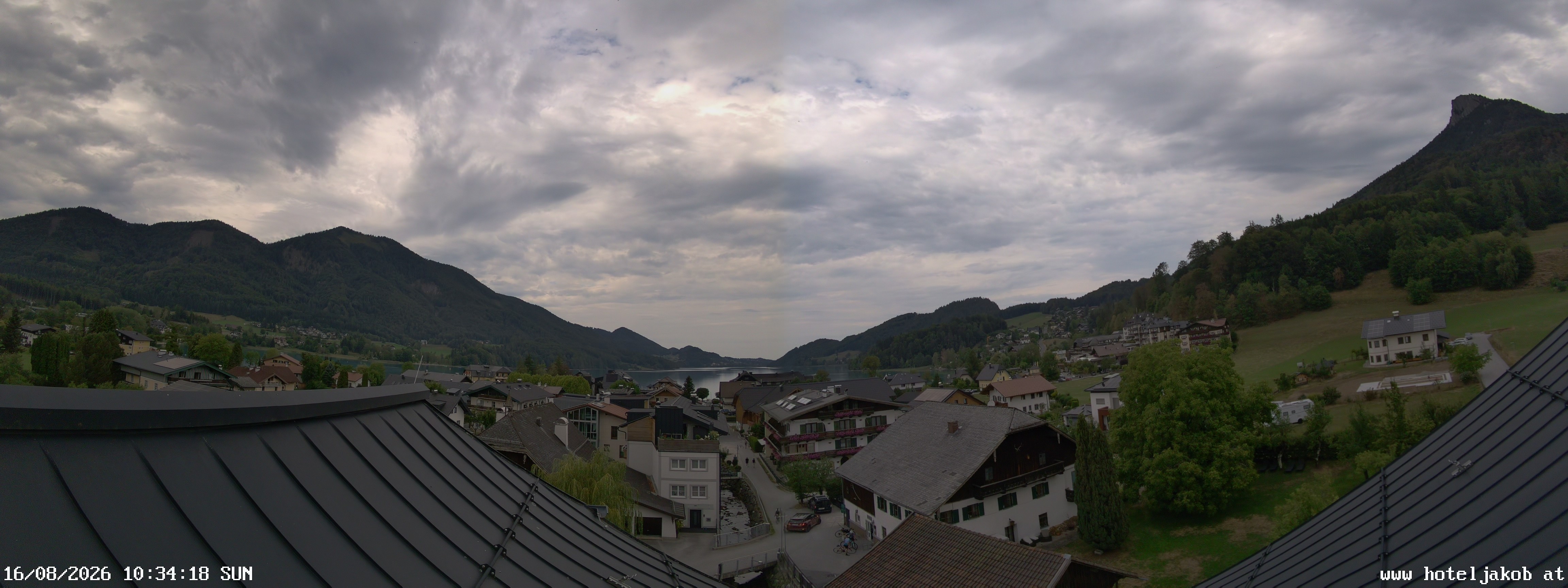 Archiv Foto Webcam Fuschlsee: Hotel Jakob