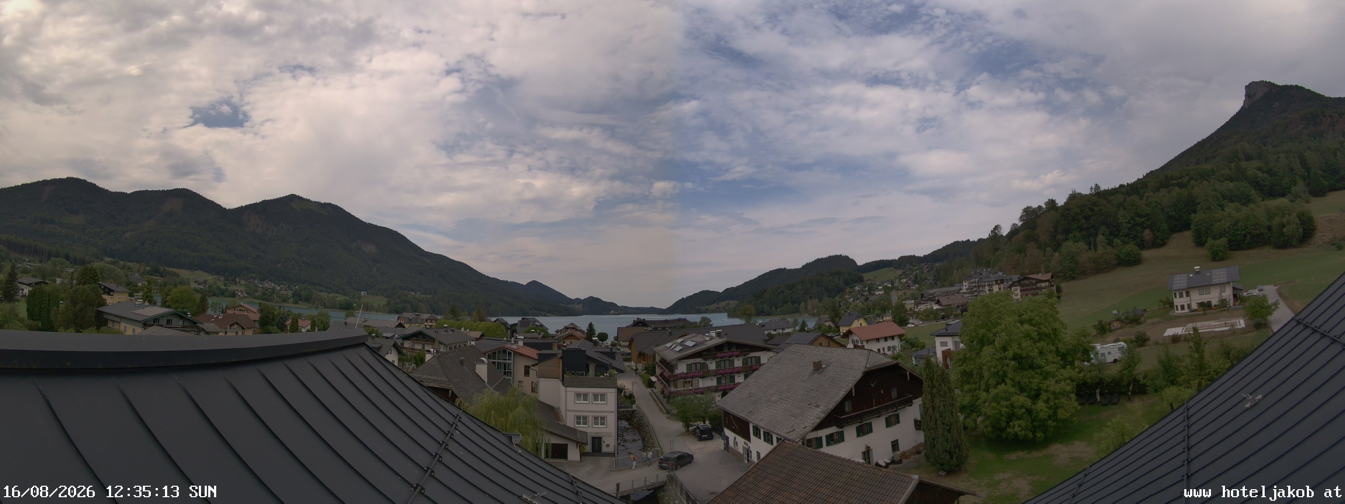 Archiv Foto Webcam Fuschlsee: Hotel Jakob