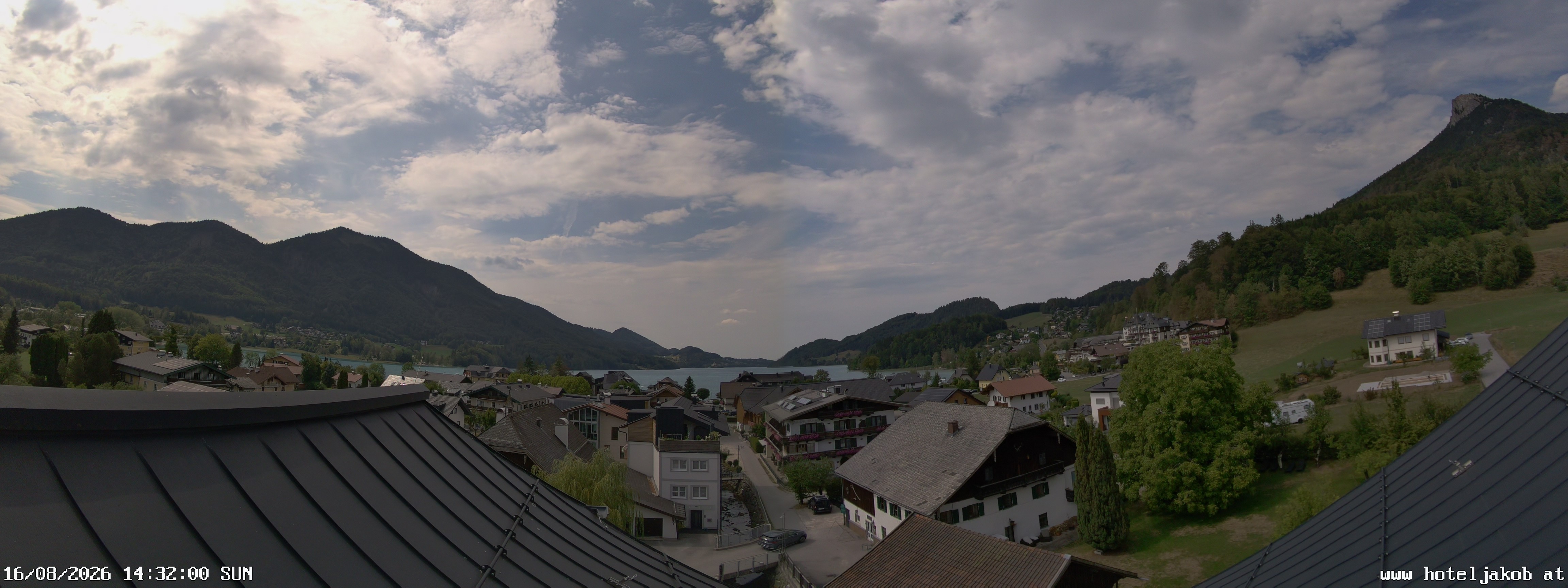 Archiv Foto Webcam Fuschlsee: Hotel Jakob