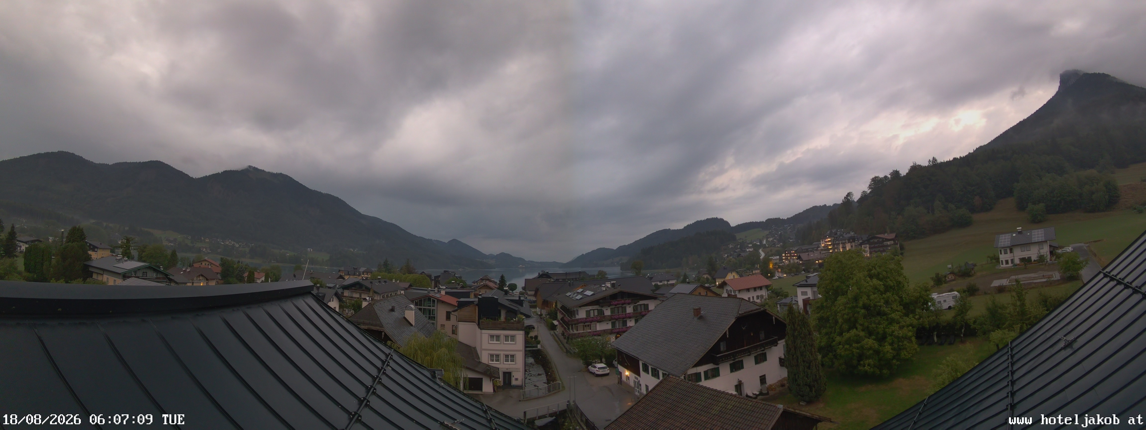Archiv Foto Webcam Fuschlsee: Hotel Jakob